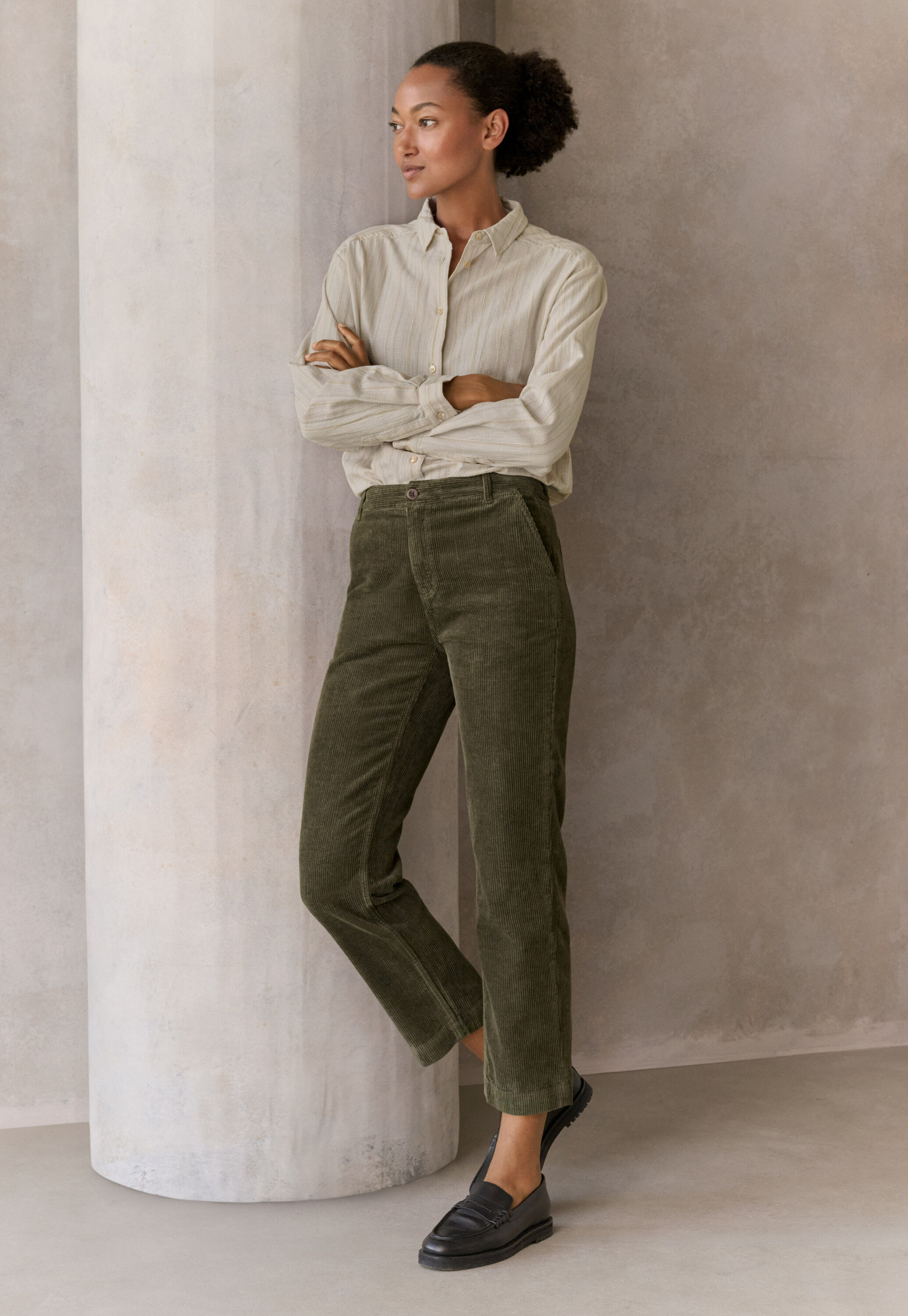 Streifen-Overshirt