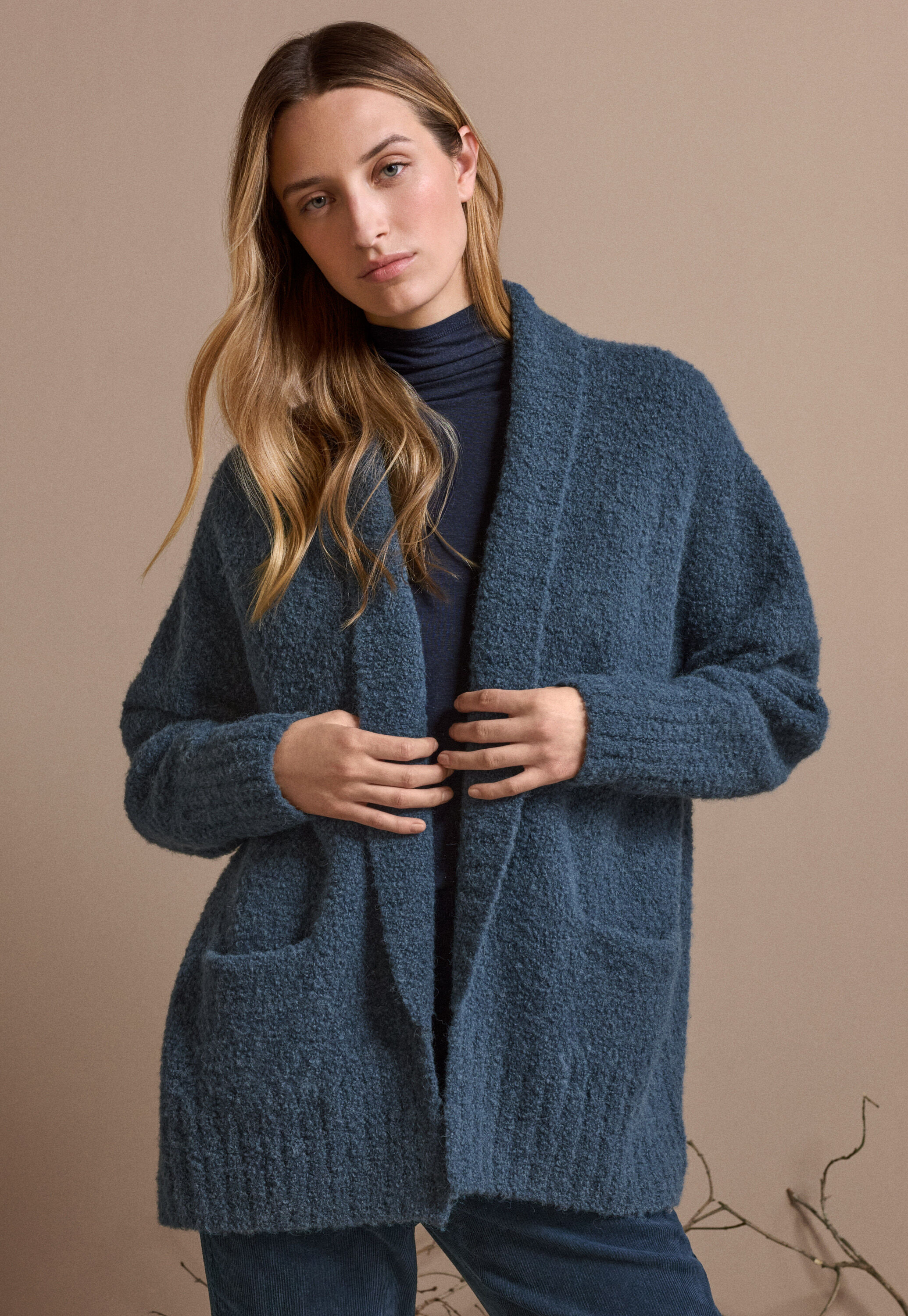 Gestrickte Jacke