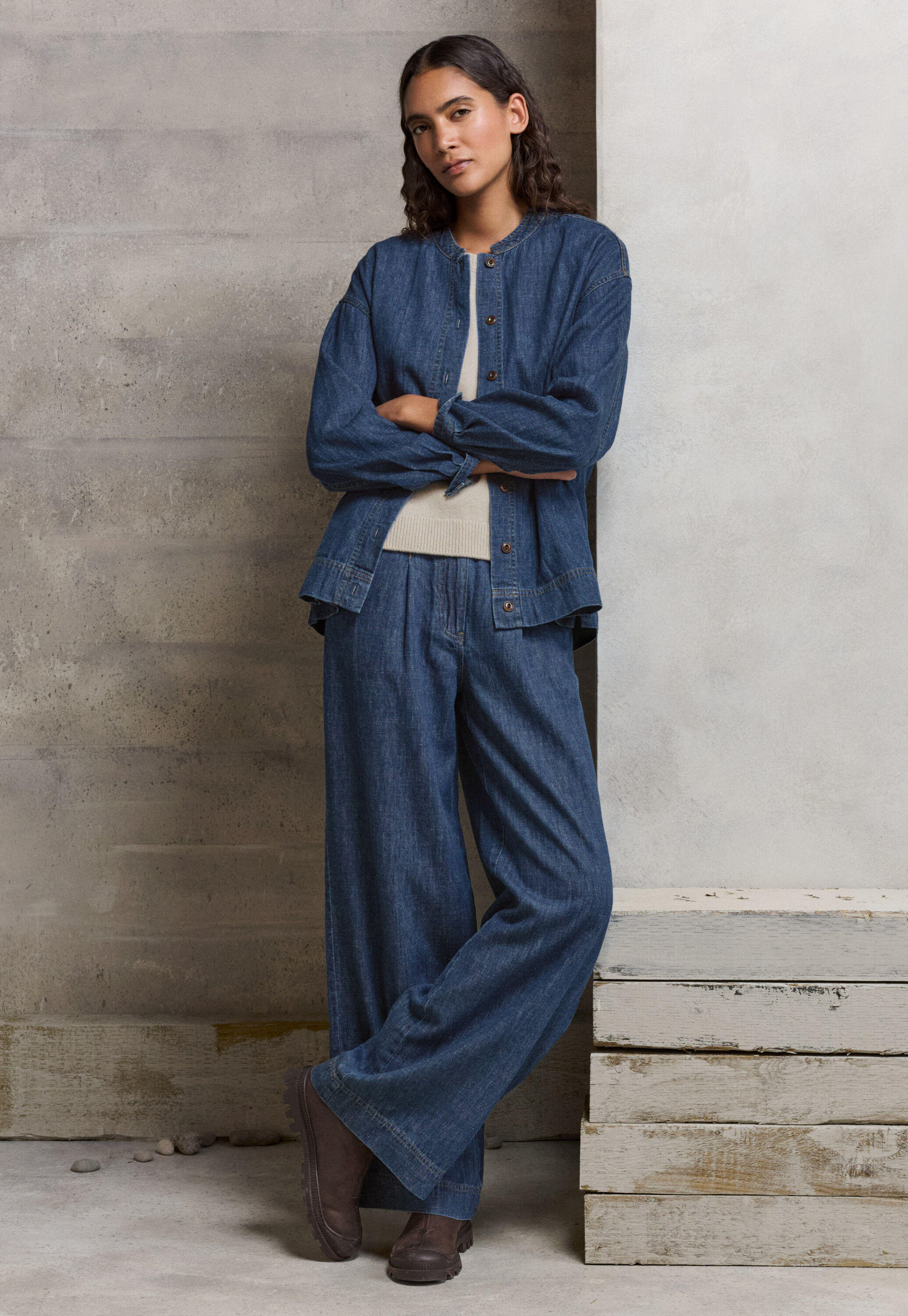 Indigo-Overshirt