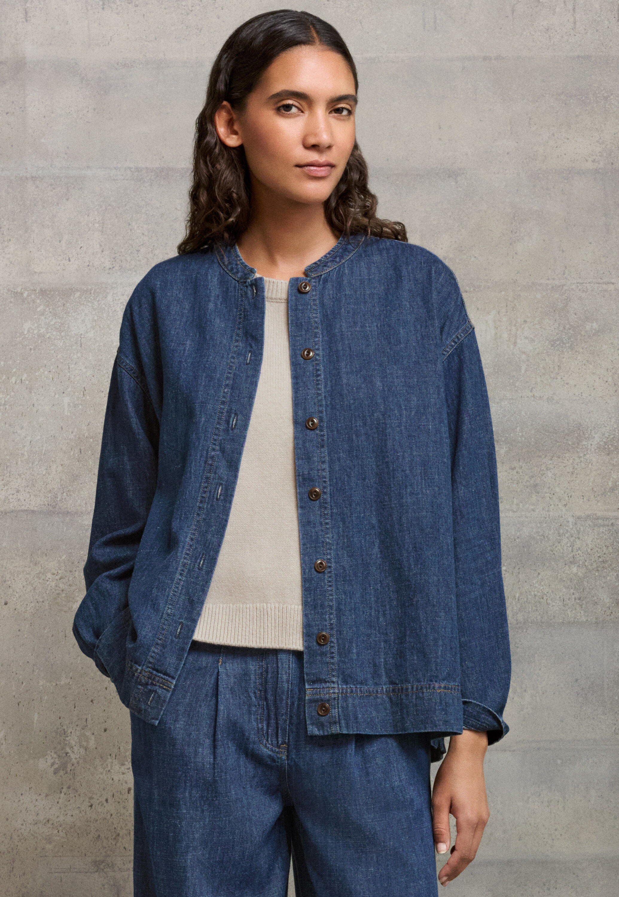Indigo-Overshirt