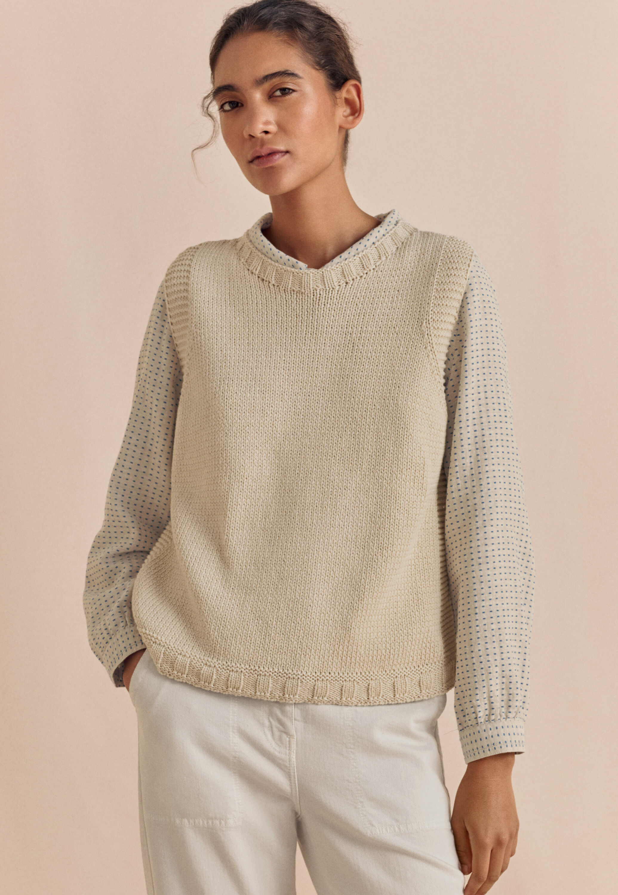 &Auml;rmelloser Pullover