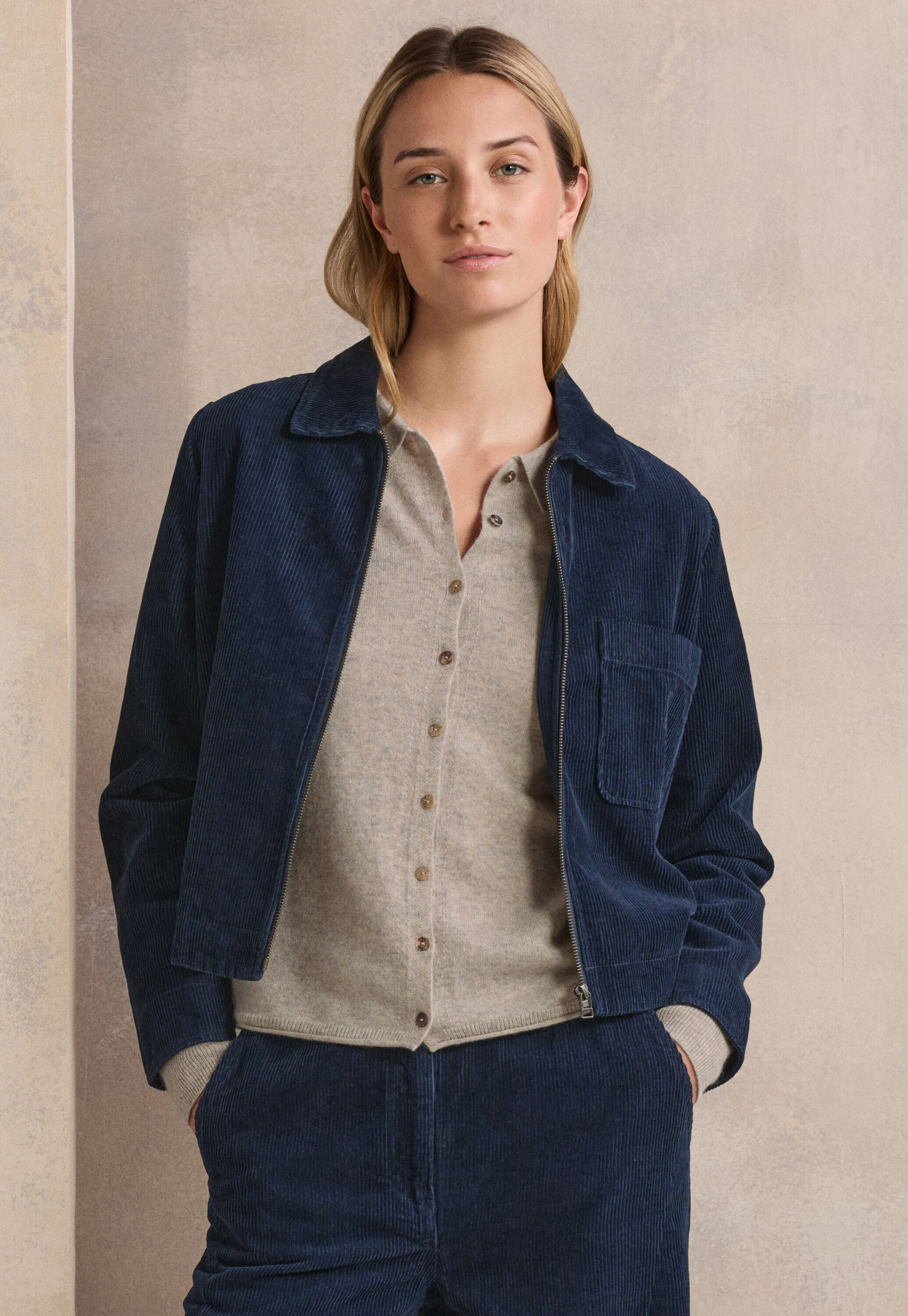 Jacke mit Rei&szlig;verschluss
