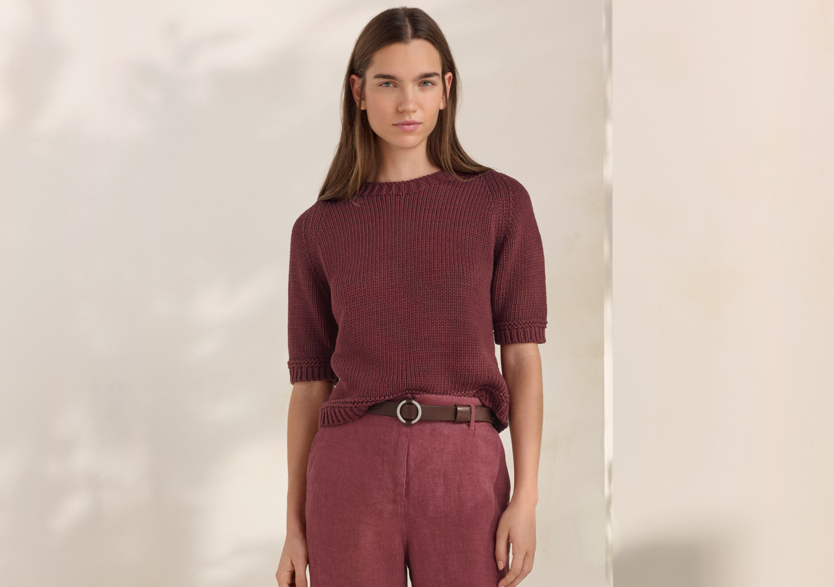 Kurz&auml;rmeliger Pullover