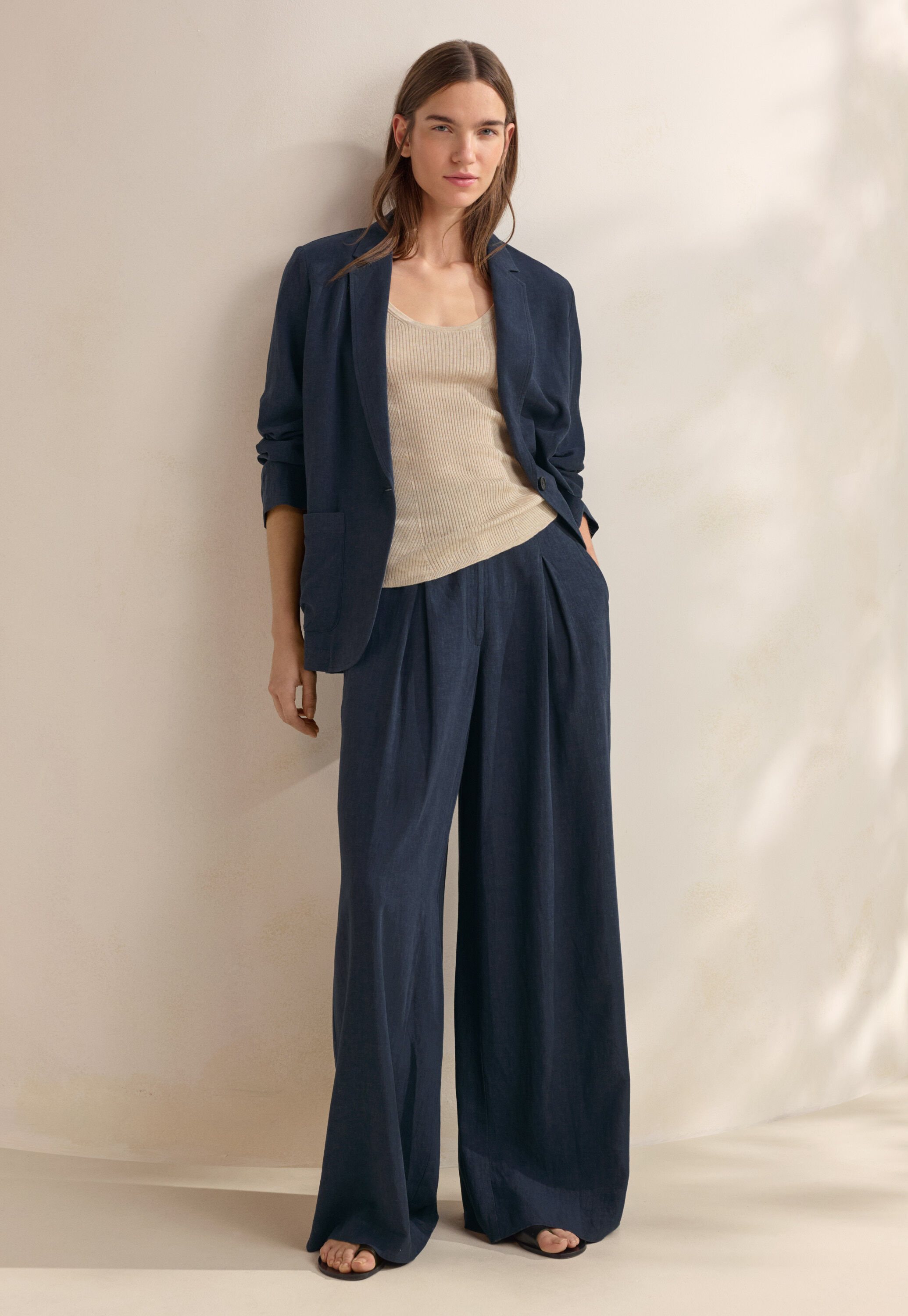 Blazer mit aufgesetzten Taschen