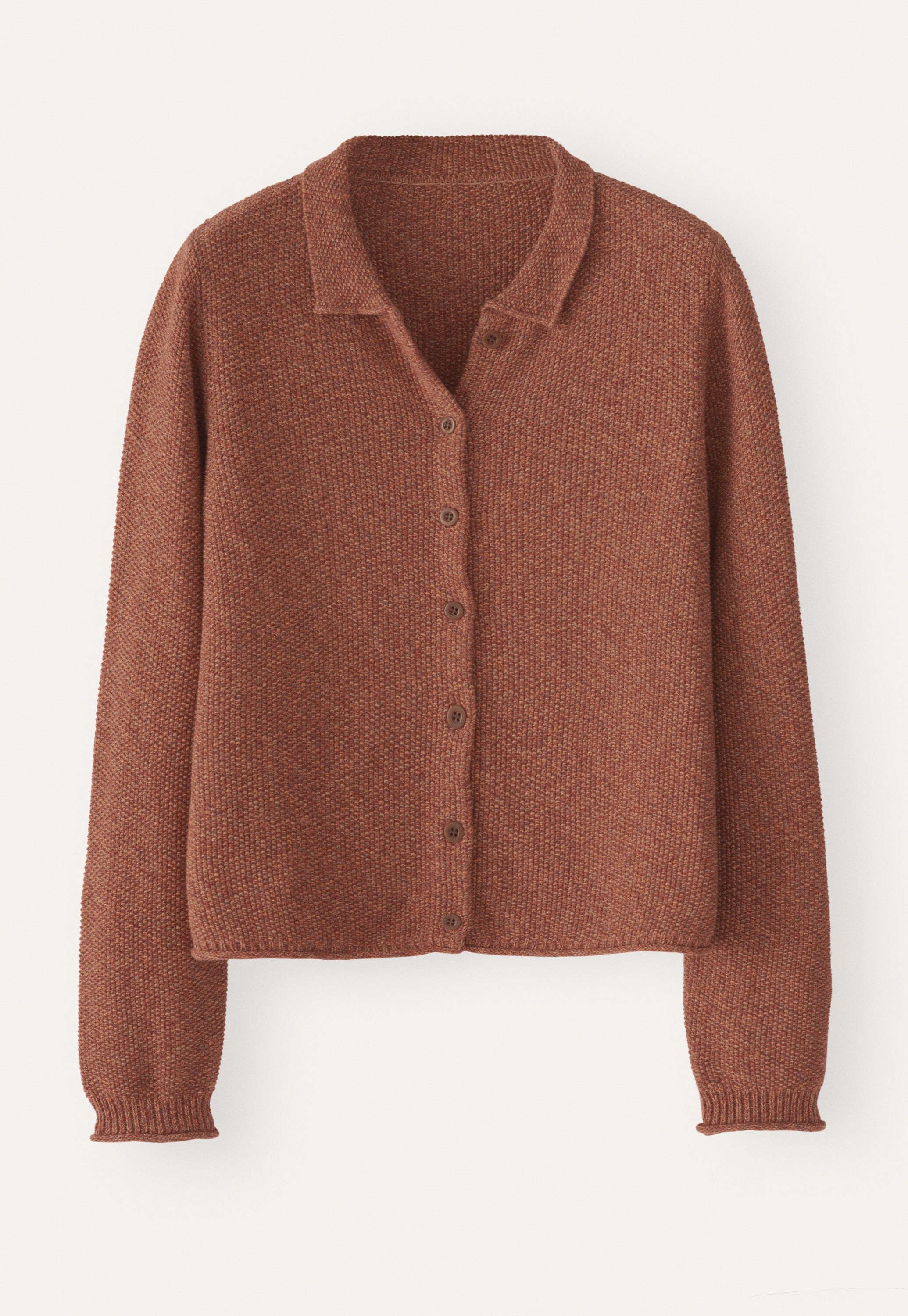 Cardigan im Perlmuster
