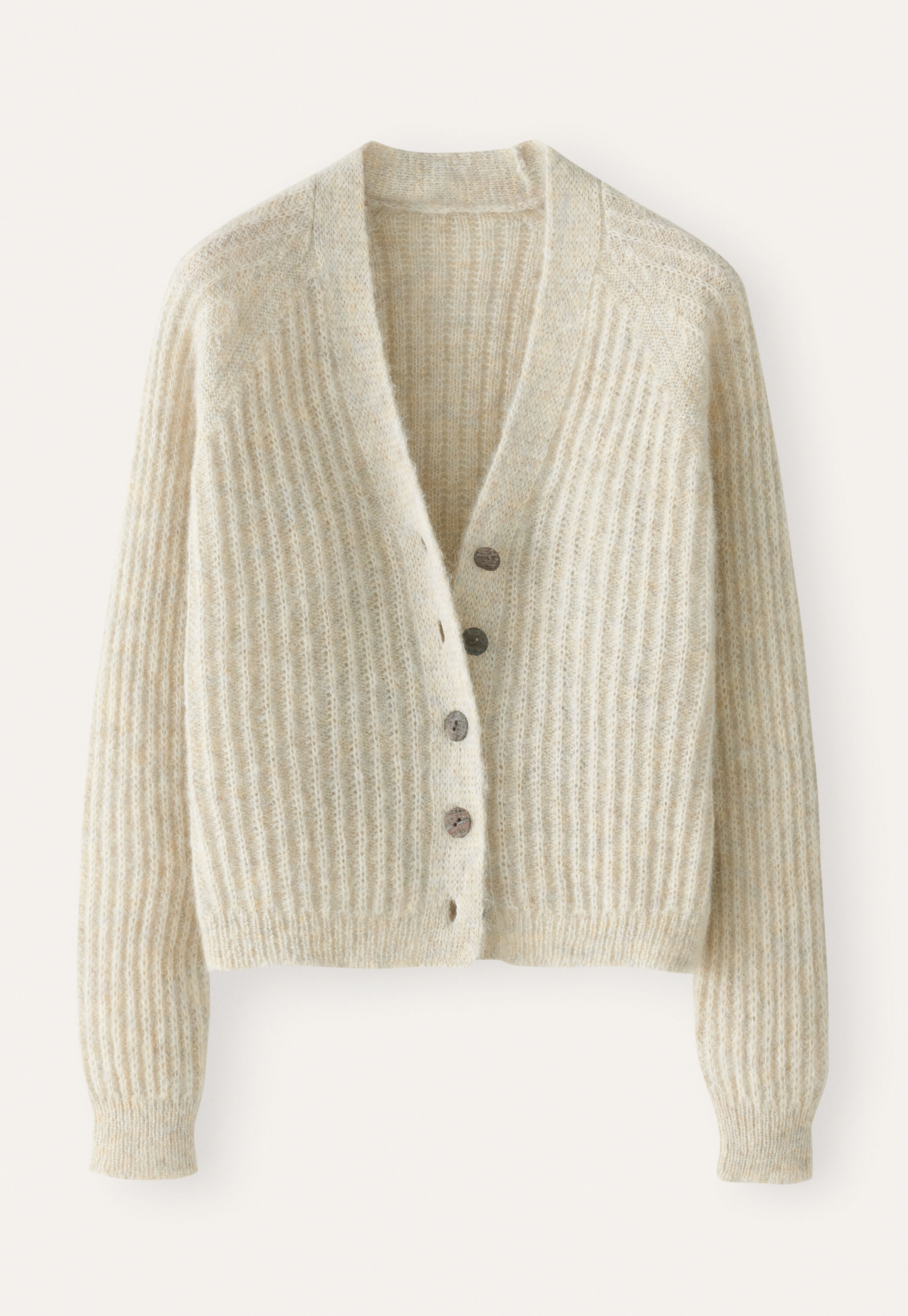Cardigan mit V-Ausschnitt