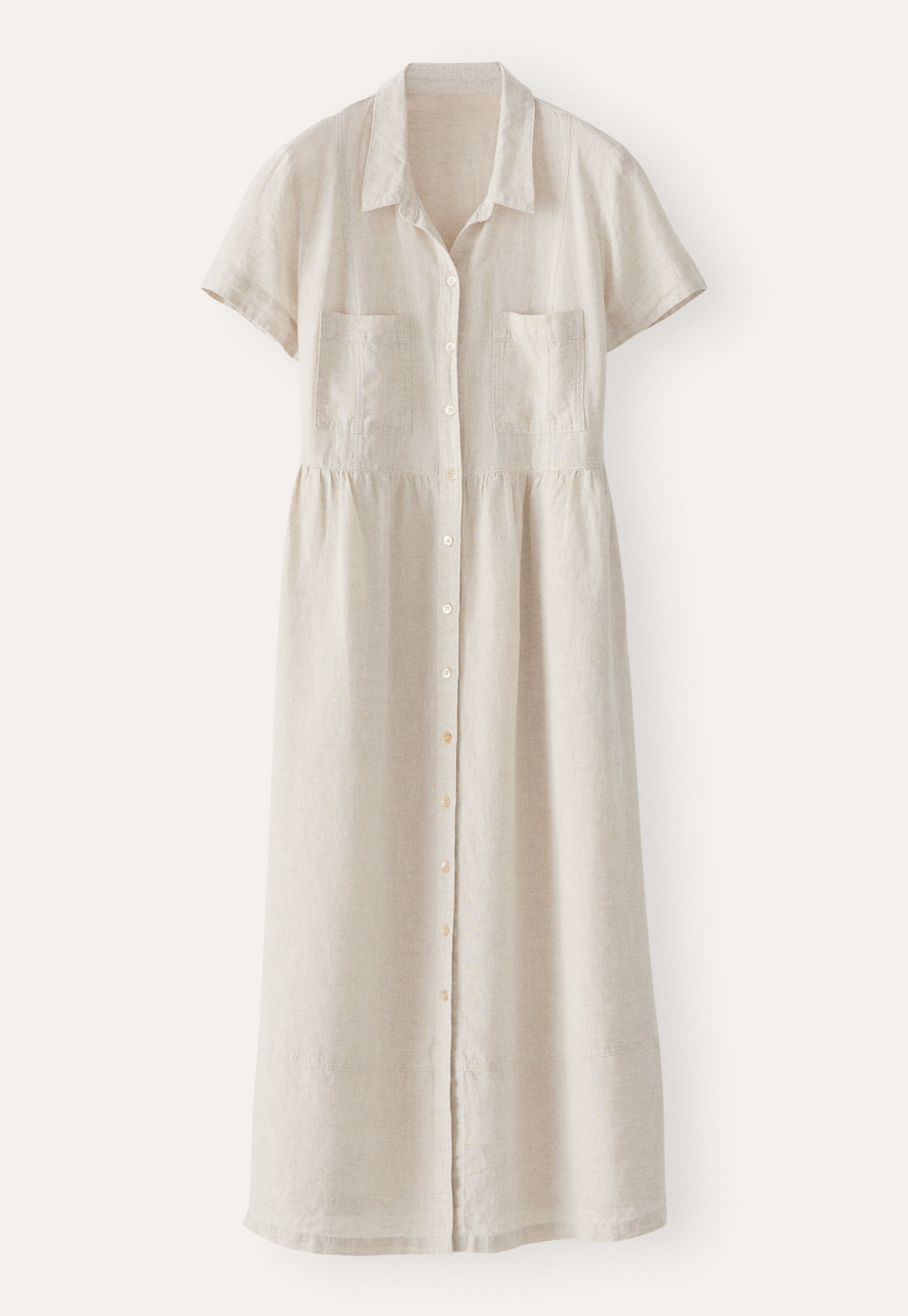 Kleid mit geraffter Taille