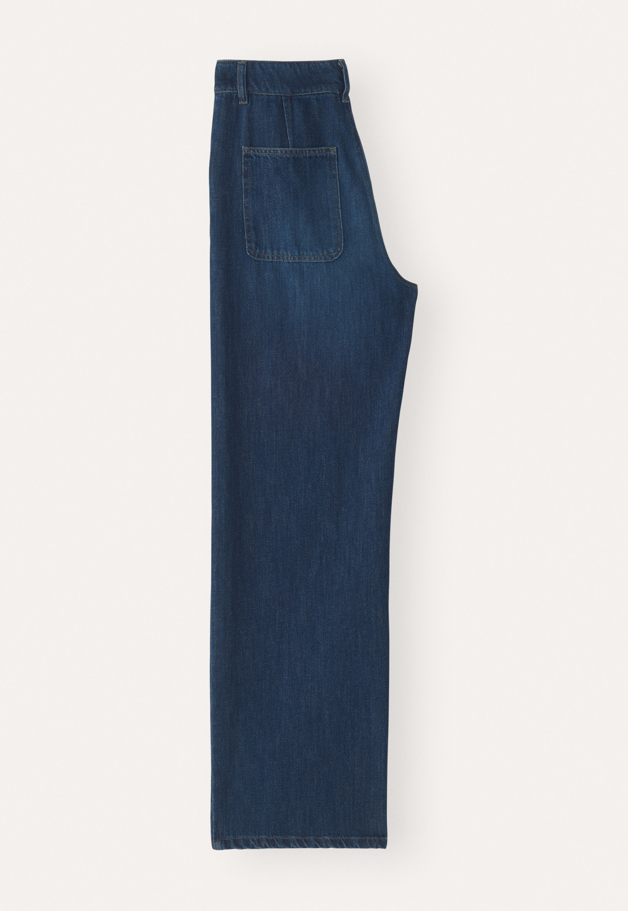 Indigo-Jeans mit geradem Bein