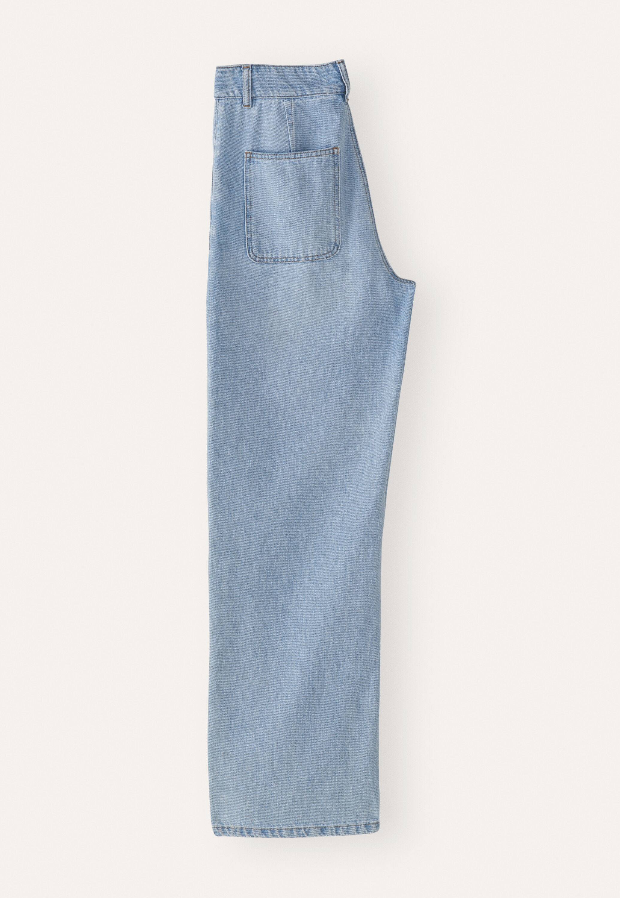 Indigo-Jeans mit geradem Bein