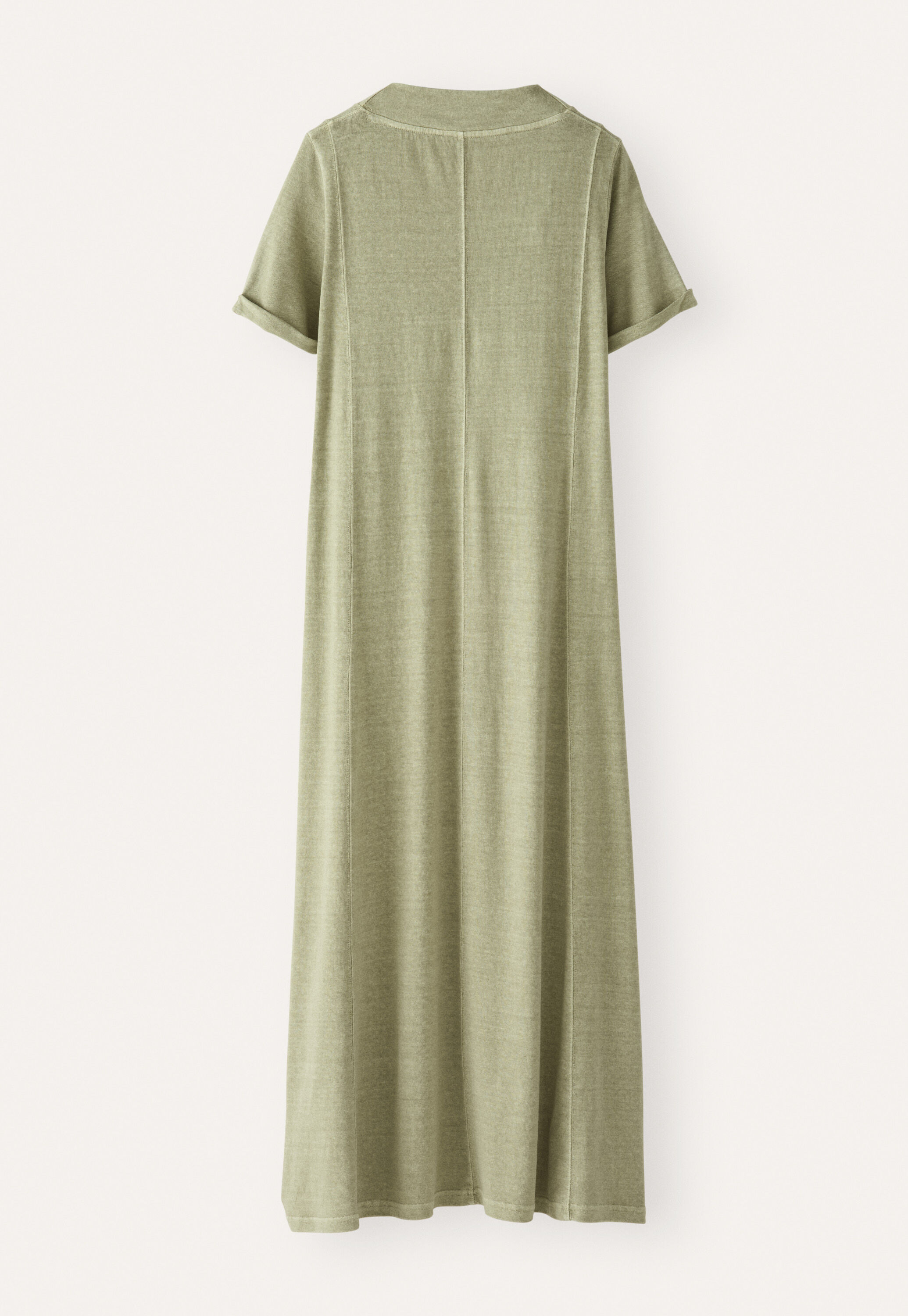 Kleid mit V-Ausschnitt und Eins&auml;tzen