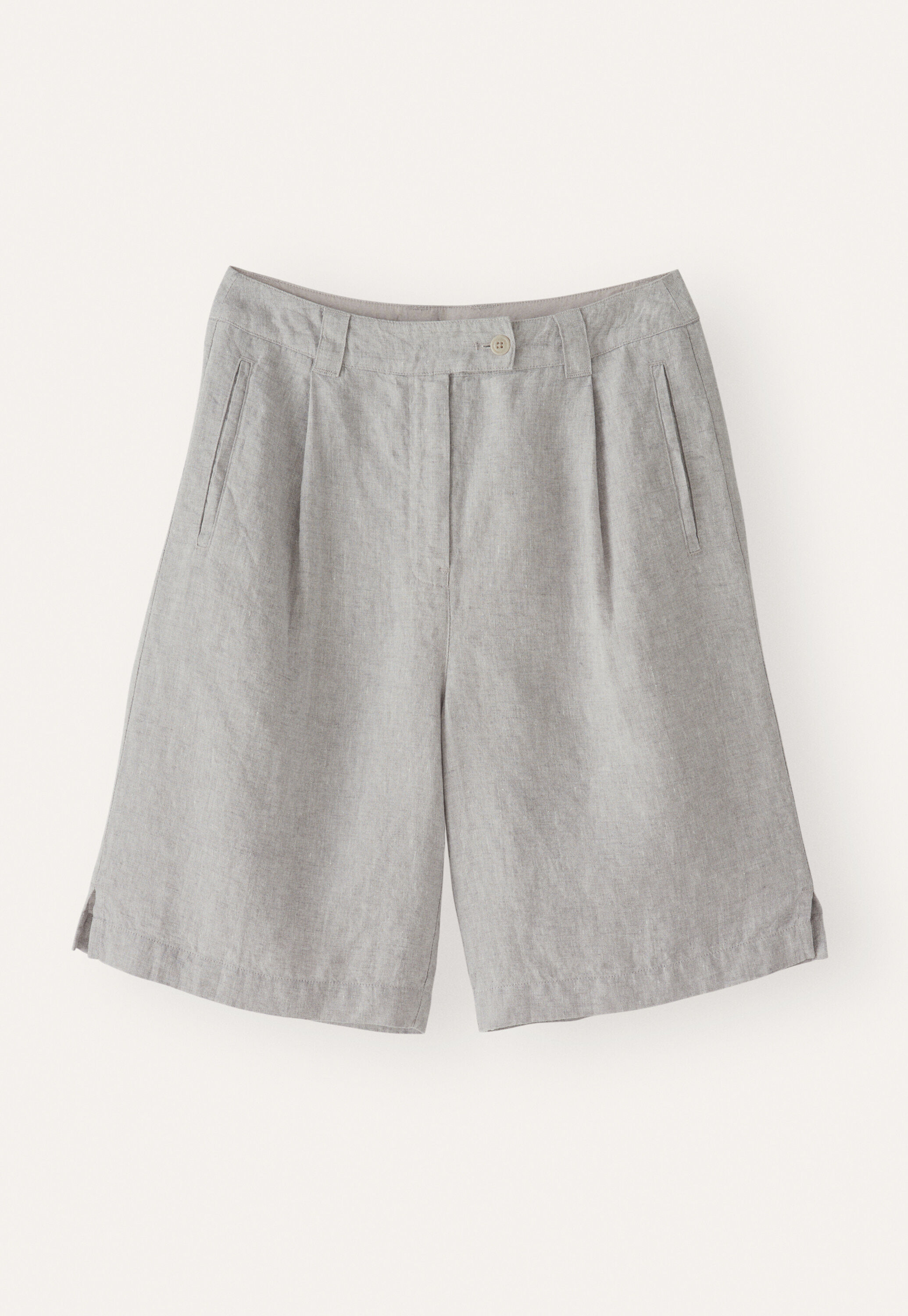 Bundfalten-Shorts