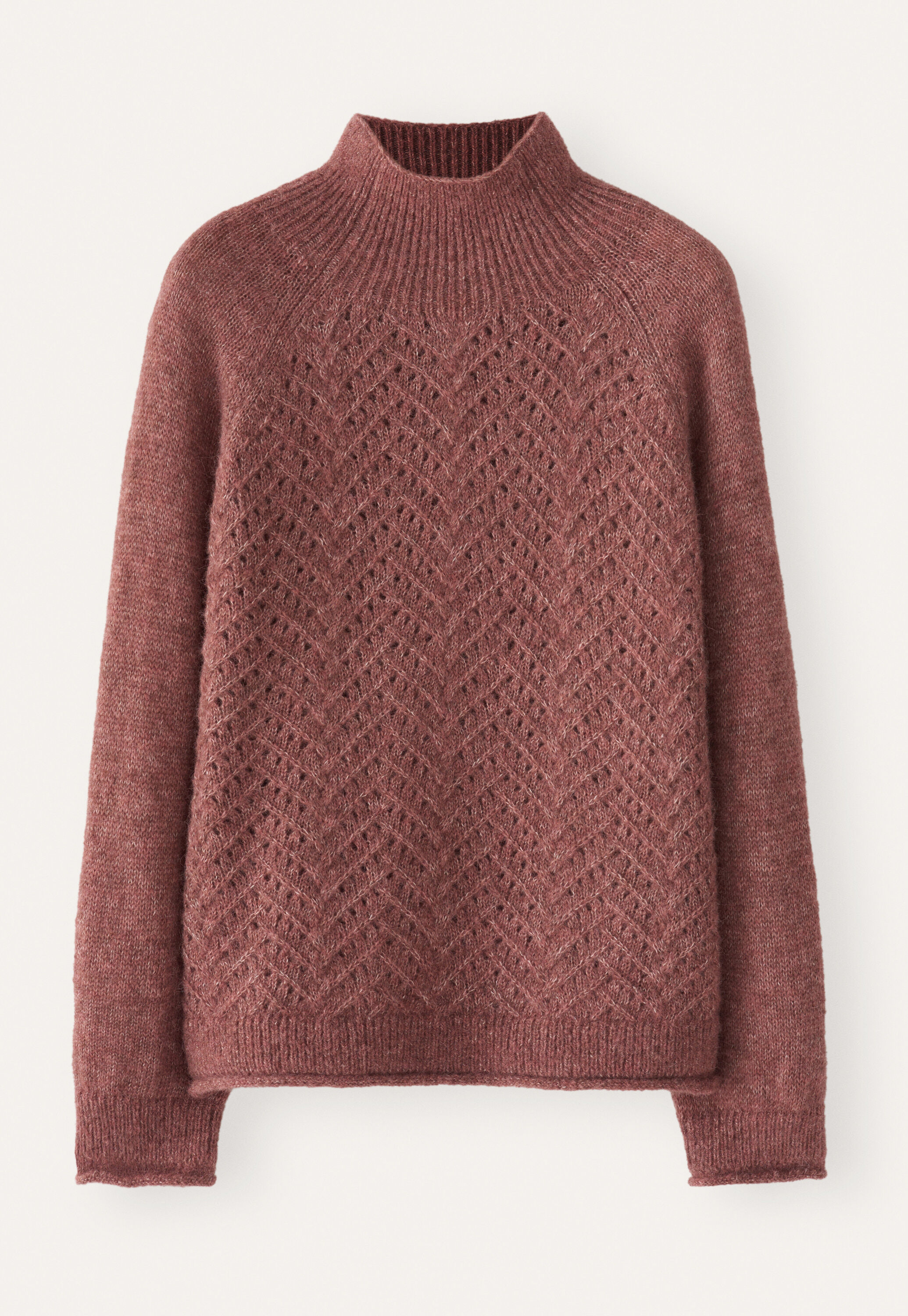 Pullover mit Zopfmuster