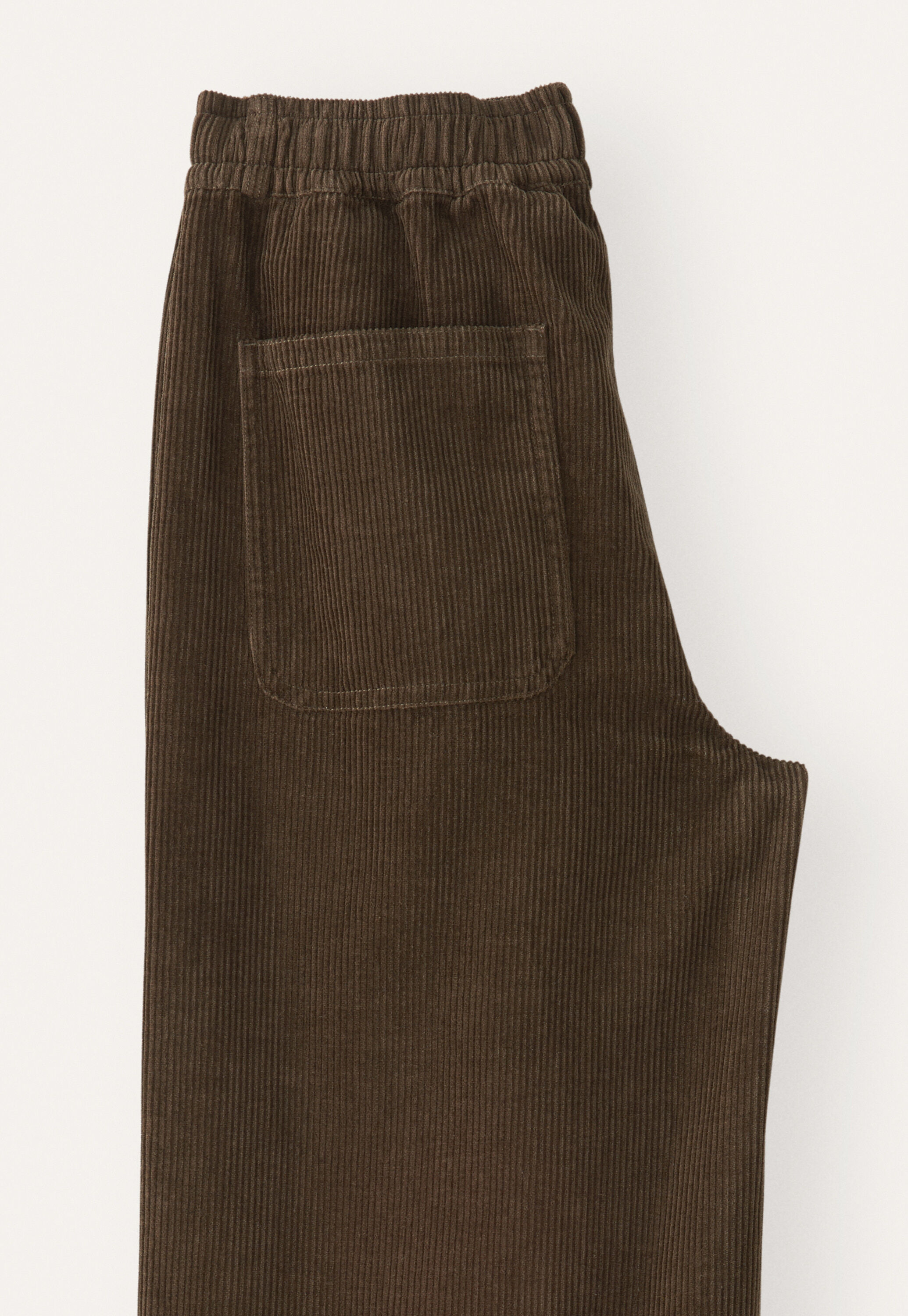 Cordhose mit Abn&auml;hern am Saum