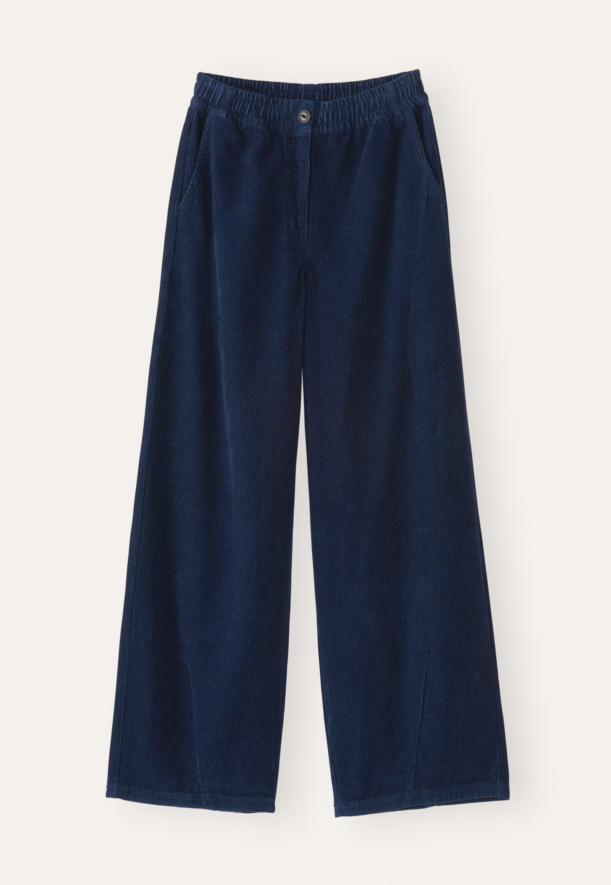 Cordhose mit Abn&auml;hern am Saum