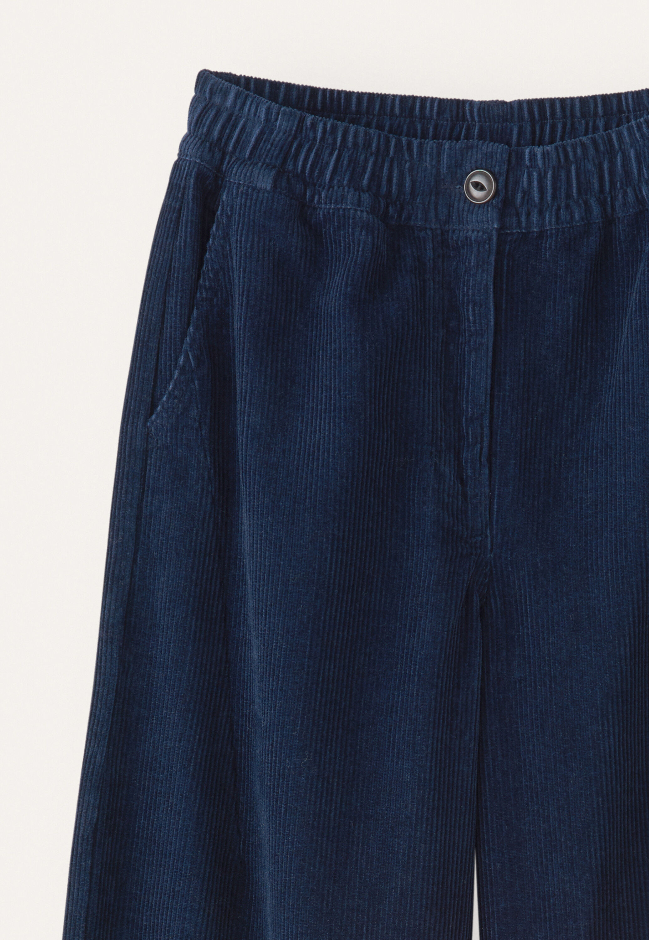 Cordhose mit Abn&auml;hern am Saum