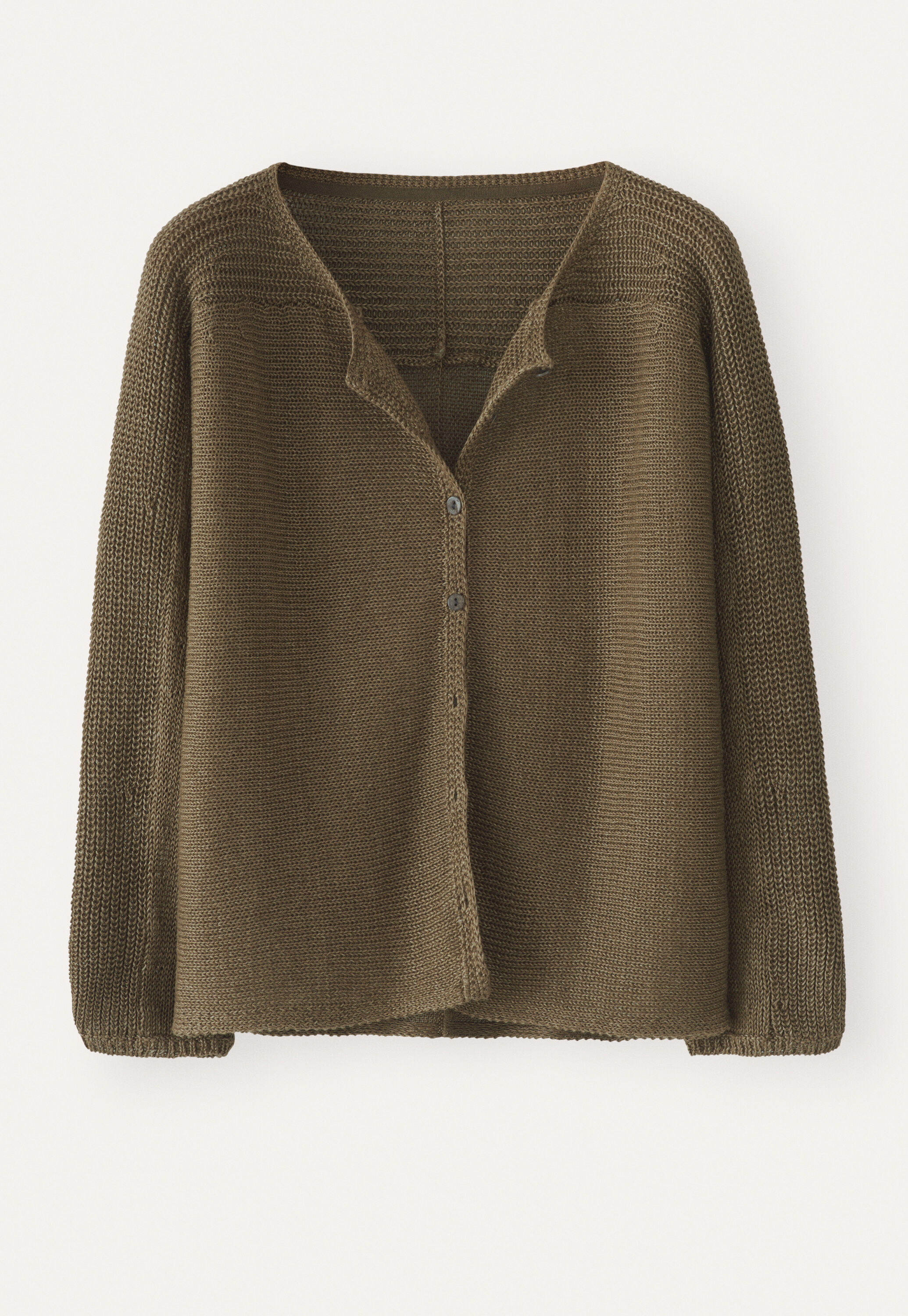 Cardigan mit Dolman-&Auml;rmeln