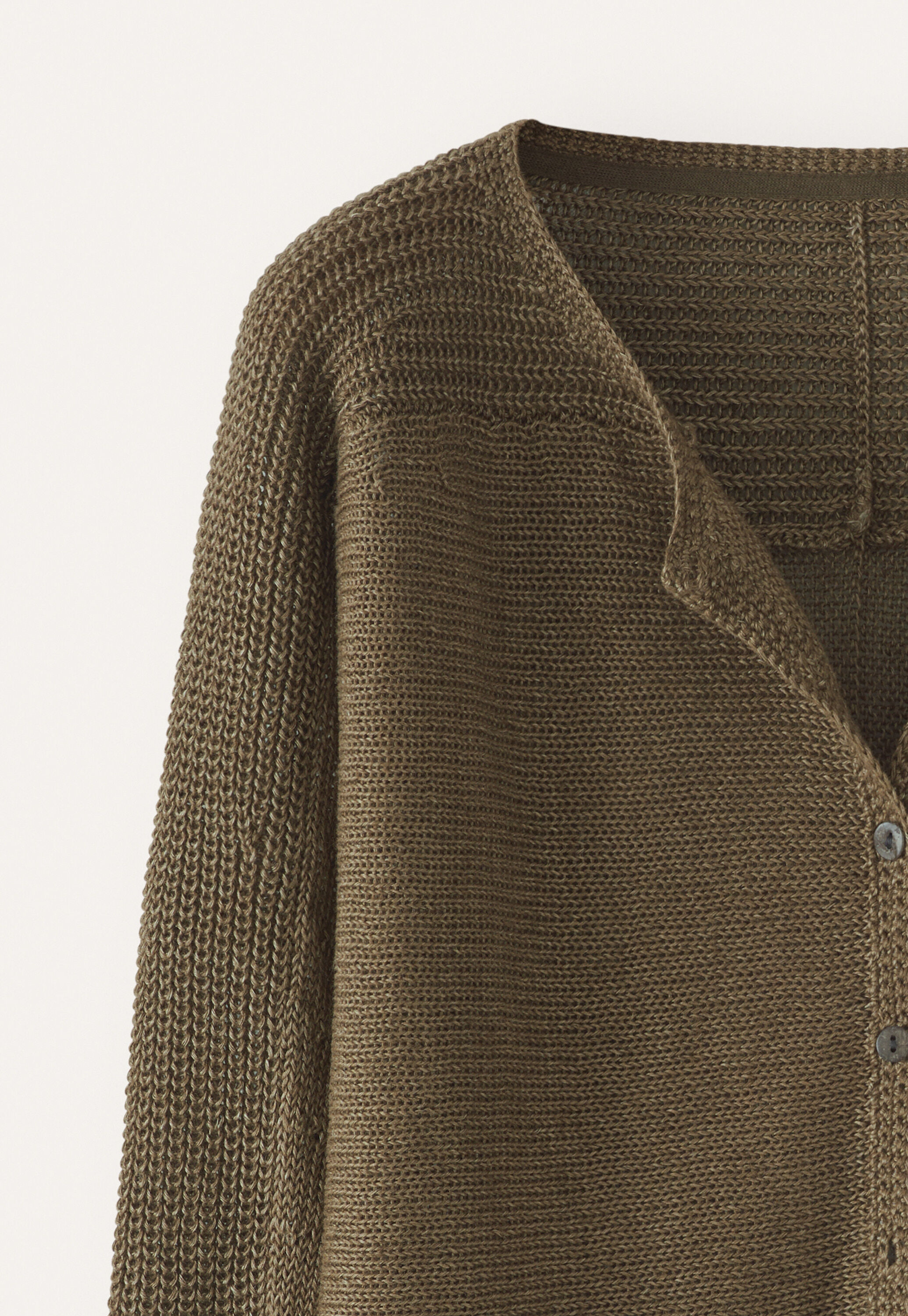 Cardigan mit Dolman-&Auml;rmeln