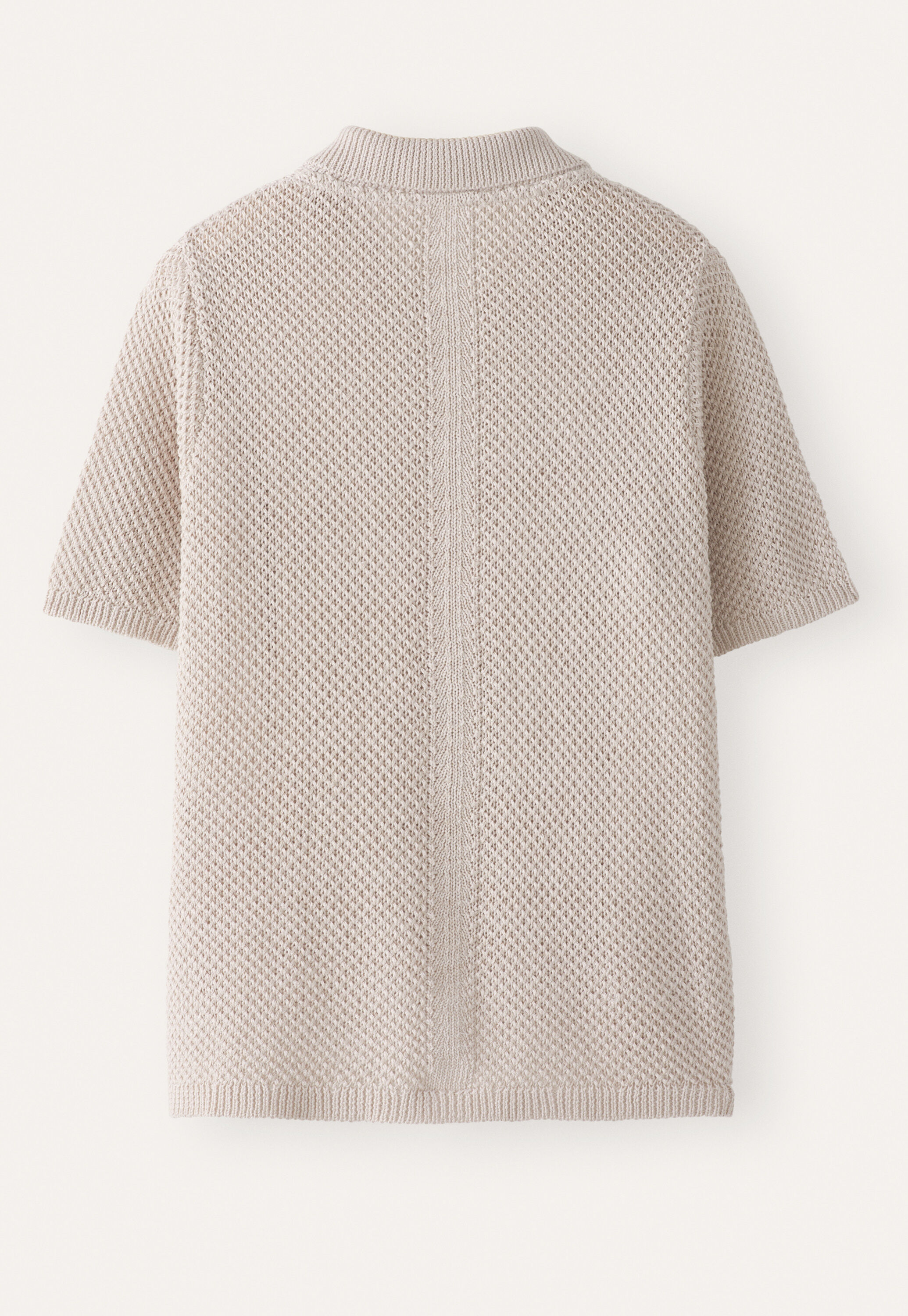 Cardigan mit Kragen im Perlmuster