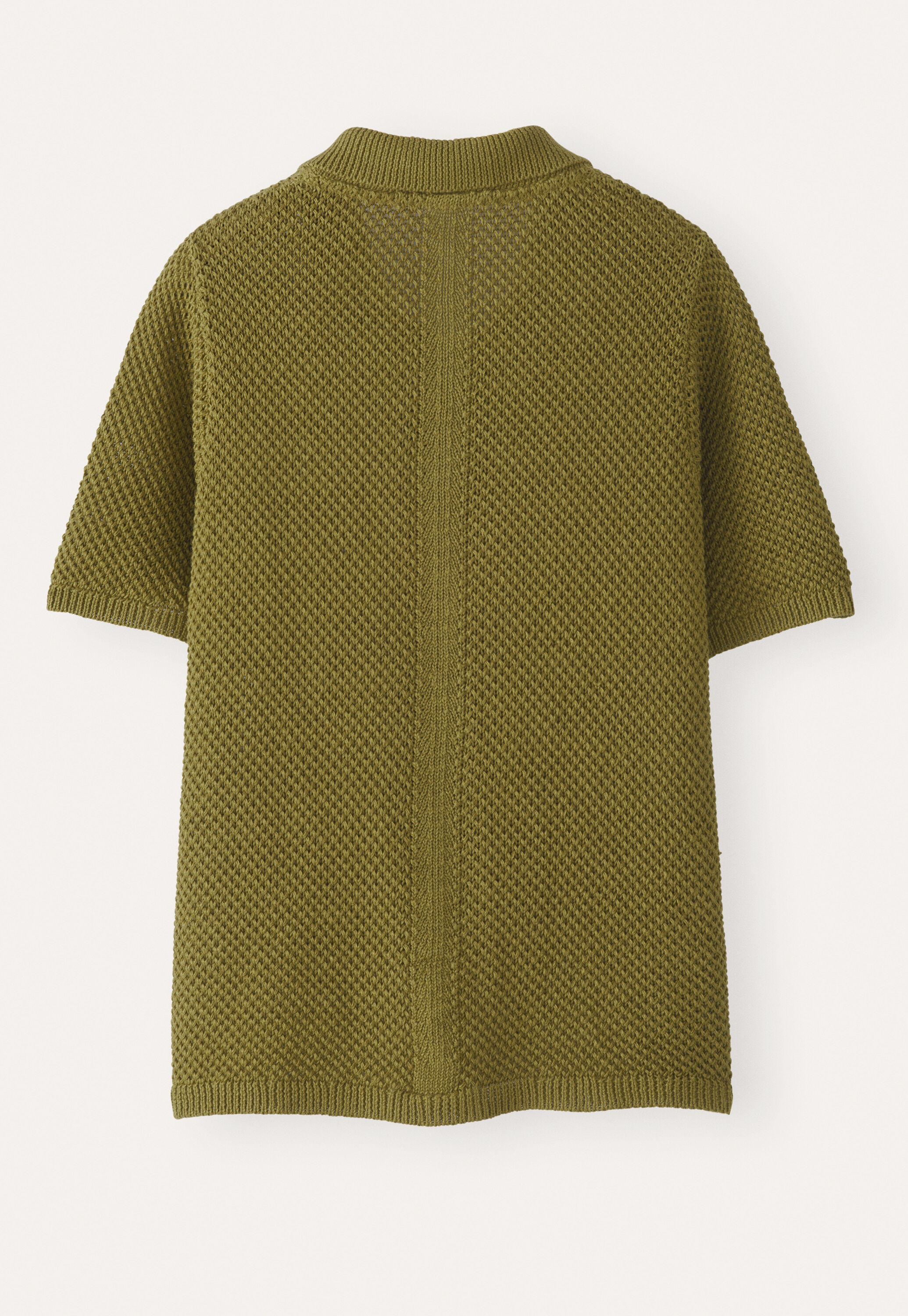 Cardigan mit Kragen im Perlmuster