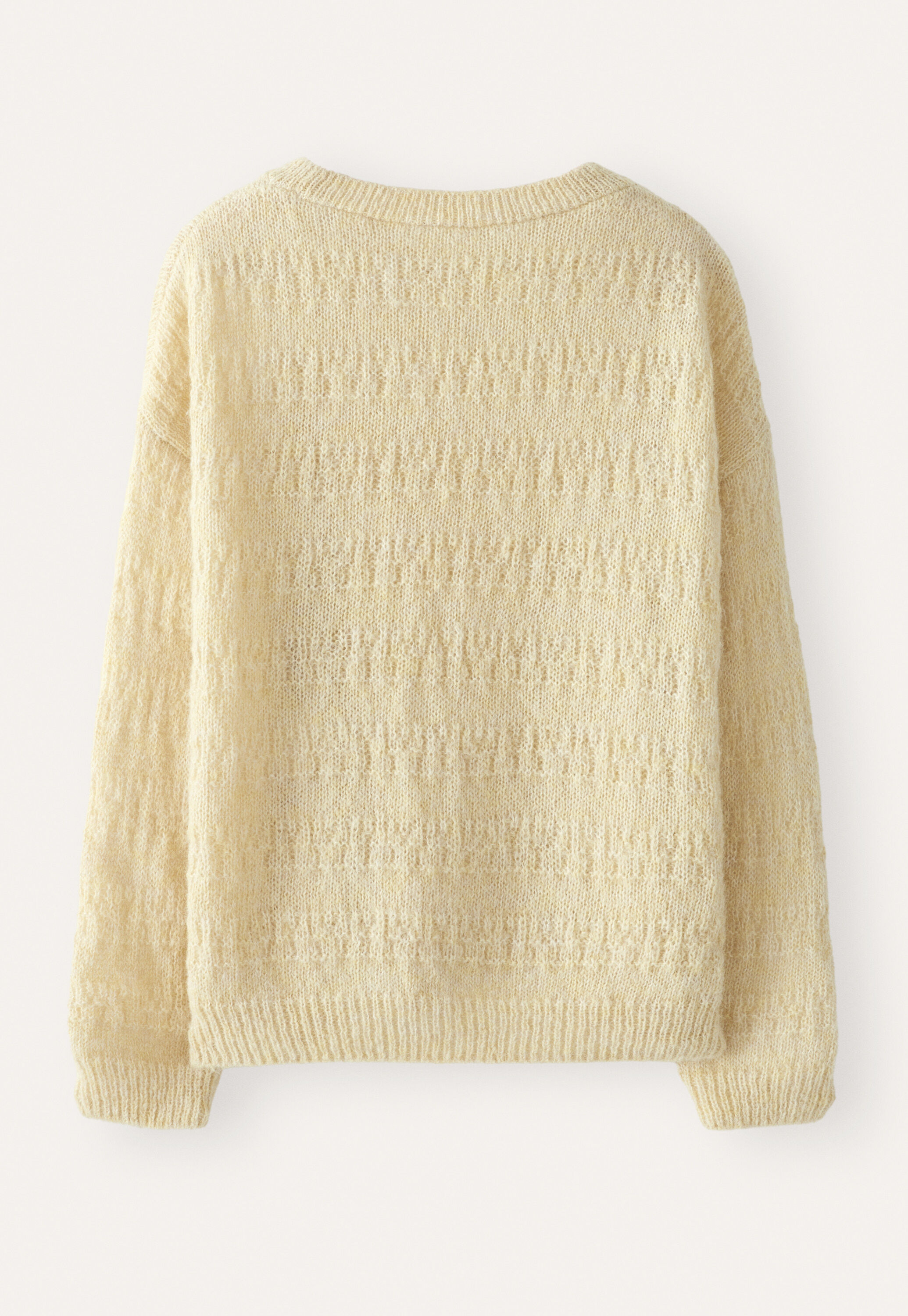 Pullover mit strukturierten Streifen