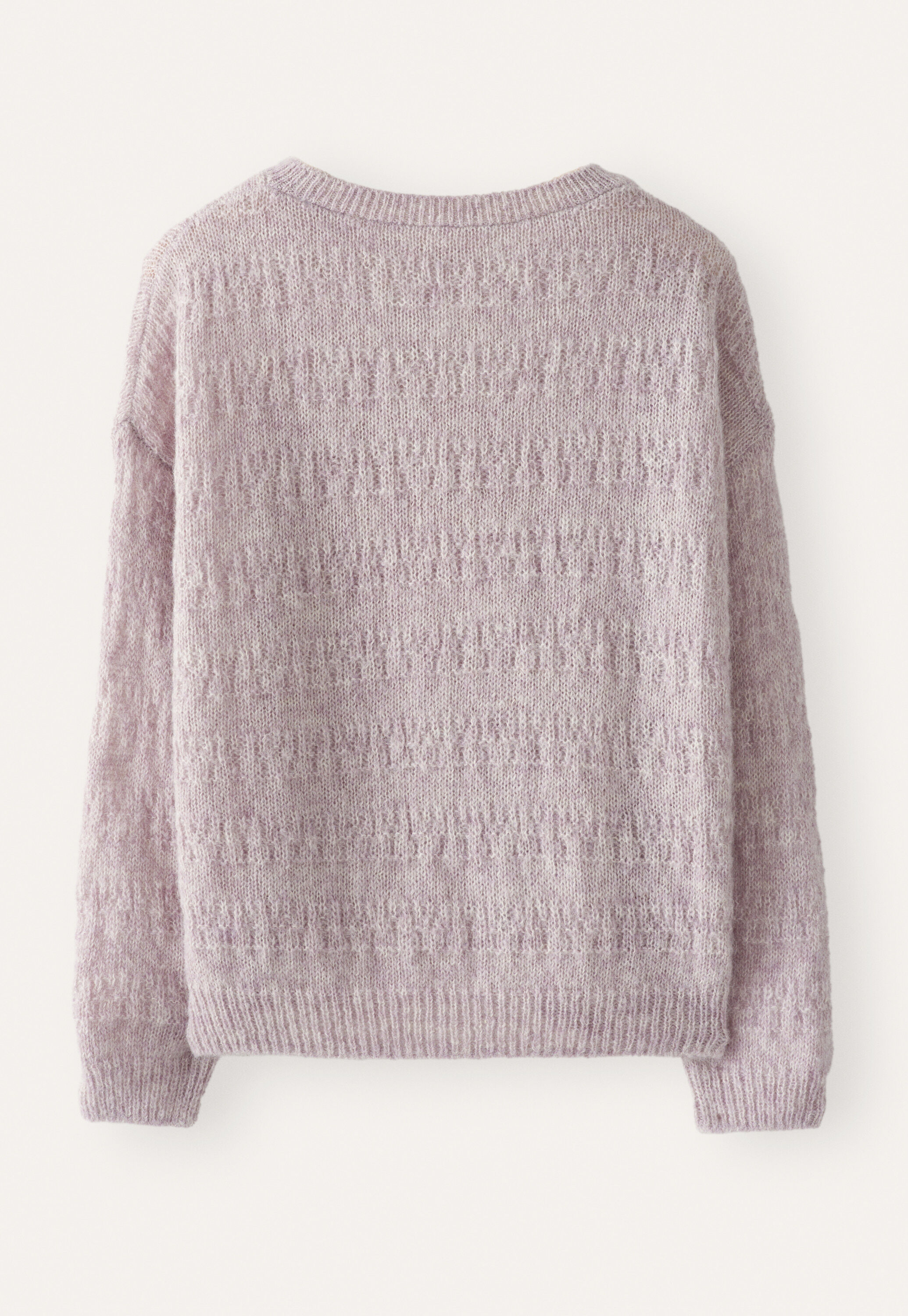 Pullover mit strukturierten Streifen