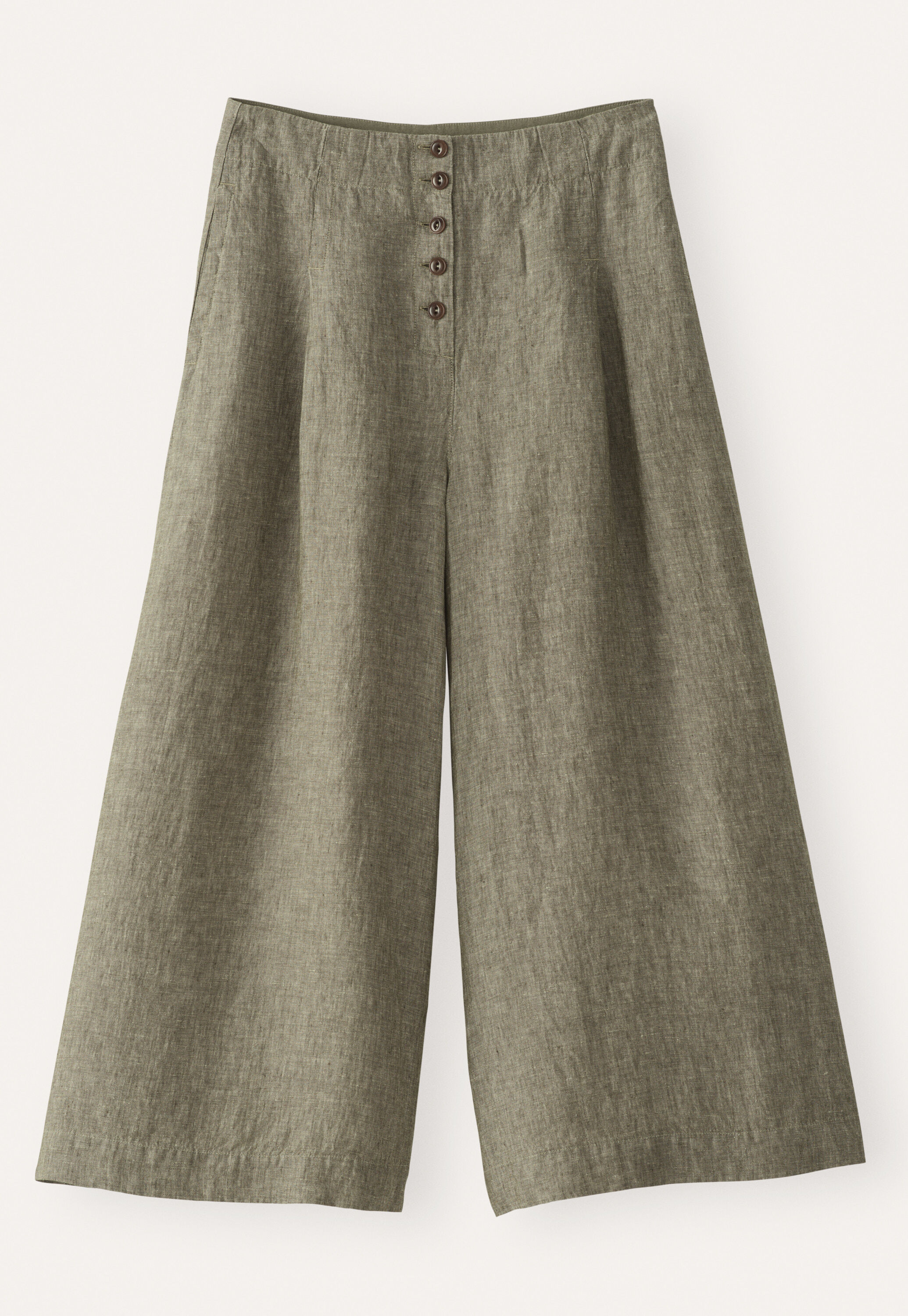 Culotte mit Faltenfront