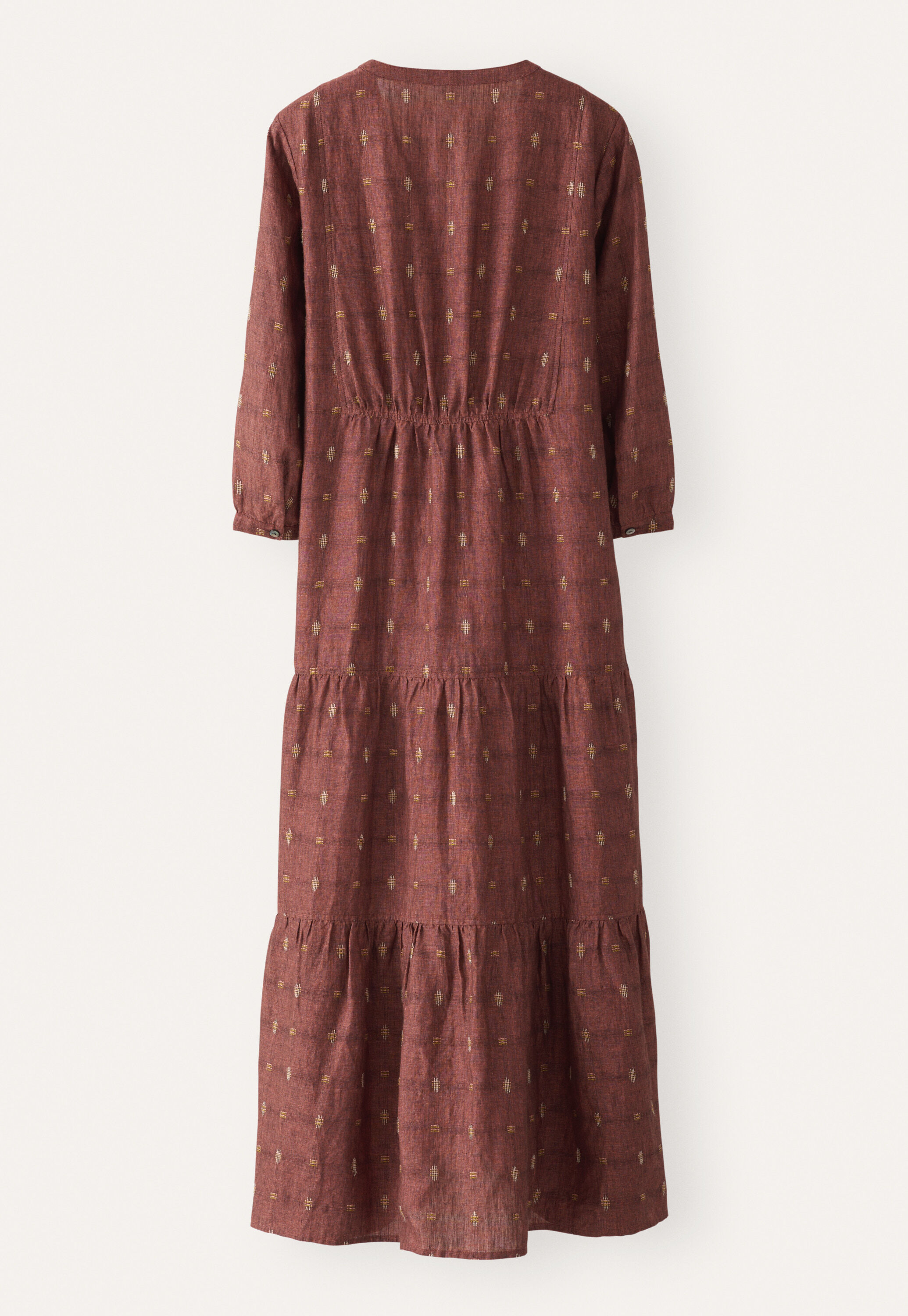 Kleid aus geklipptem Dobby-Gewebe