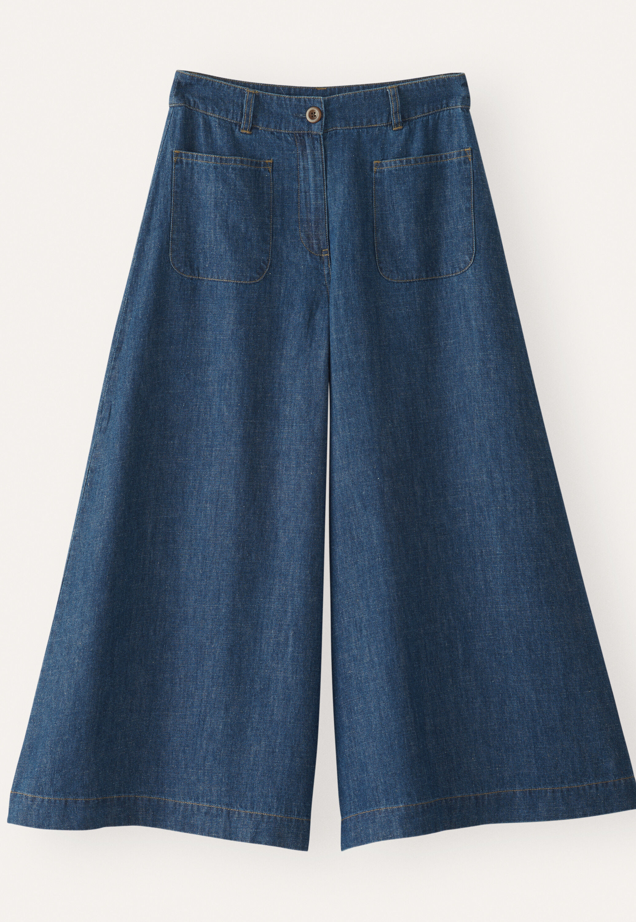 Indigo-gef&auml;rbte Culotte