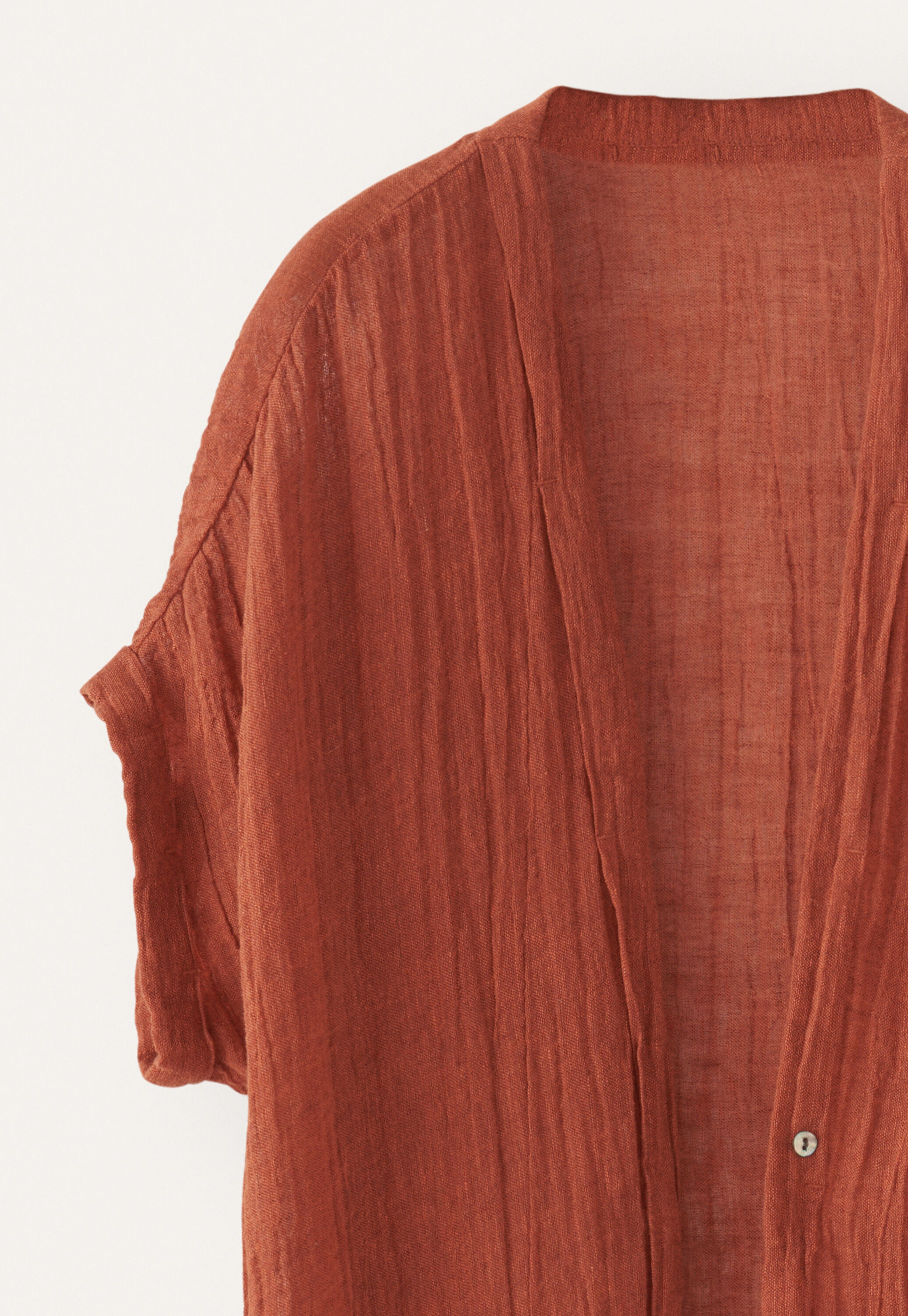 Verschlusslose Jacke