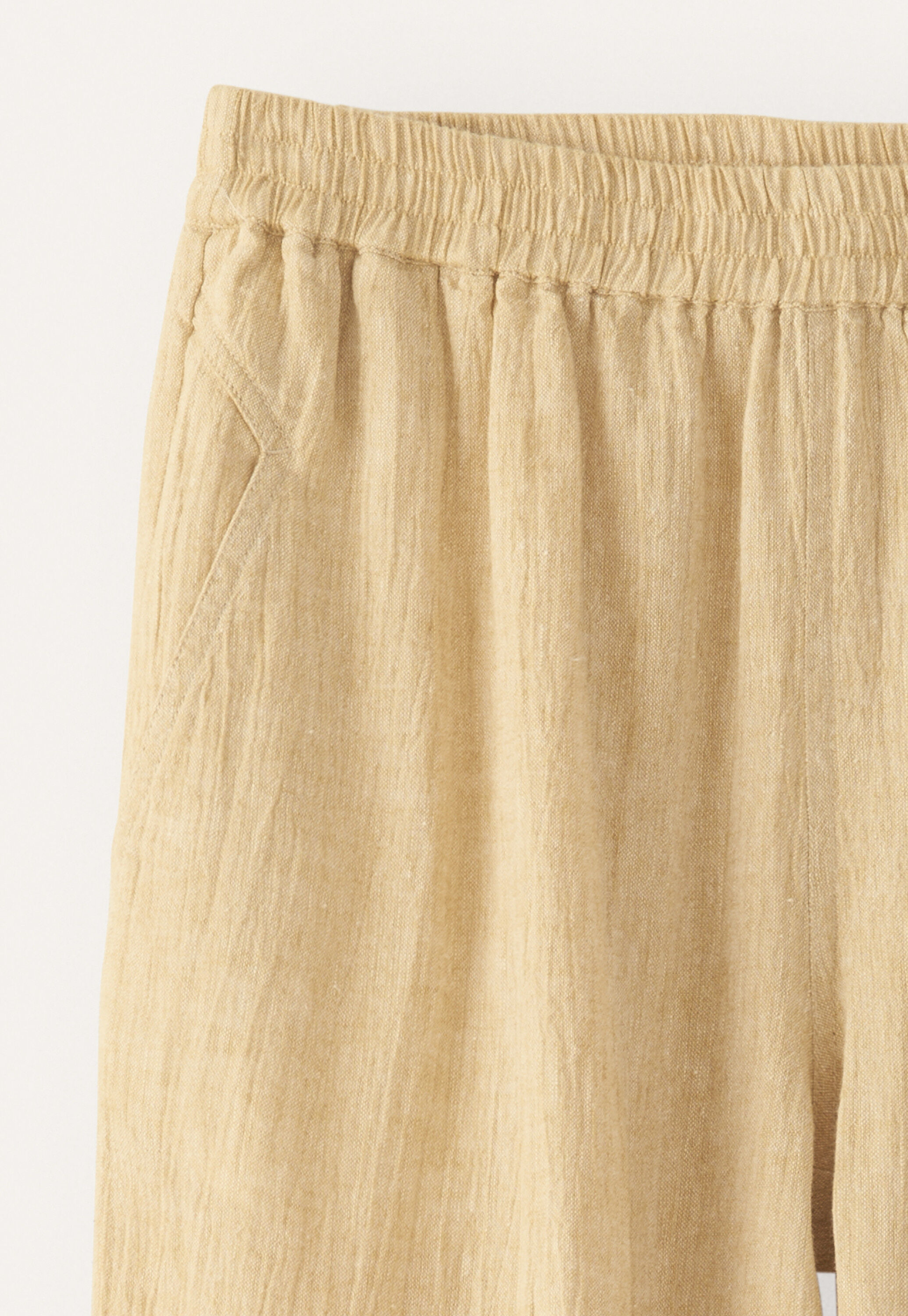 Schmal zulaufende Crinkle-Hose