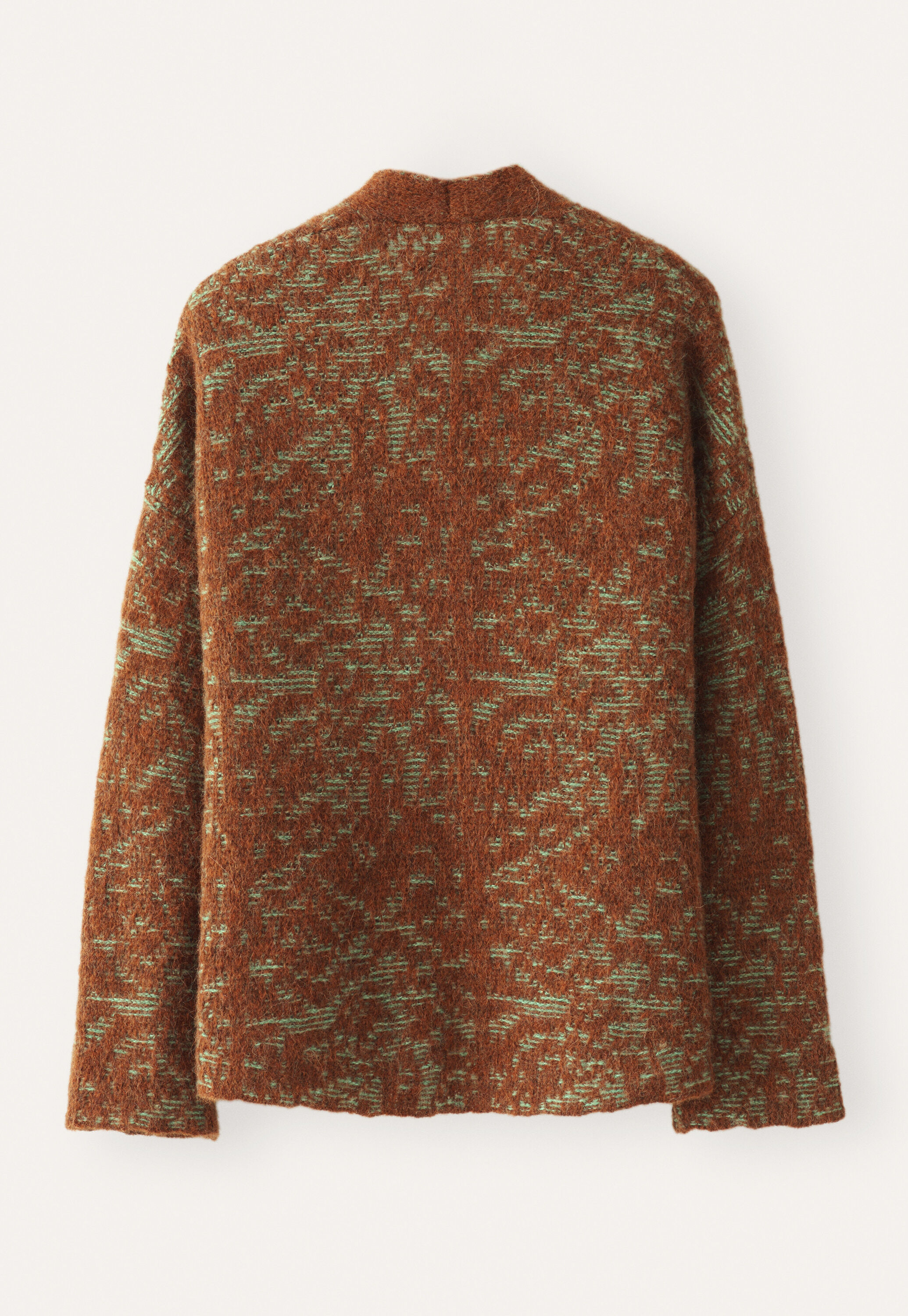 Kimono-Cardigan im Spitzenmuster