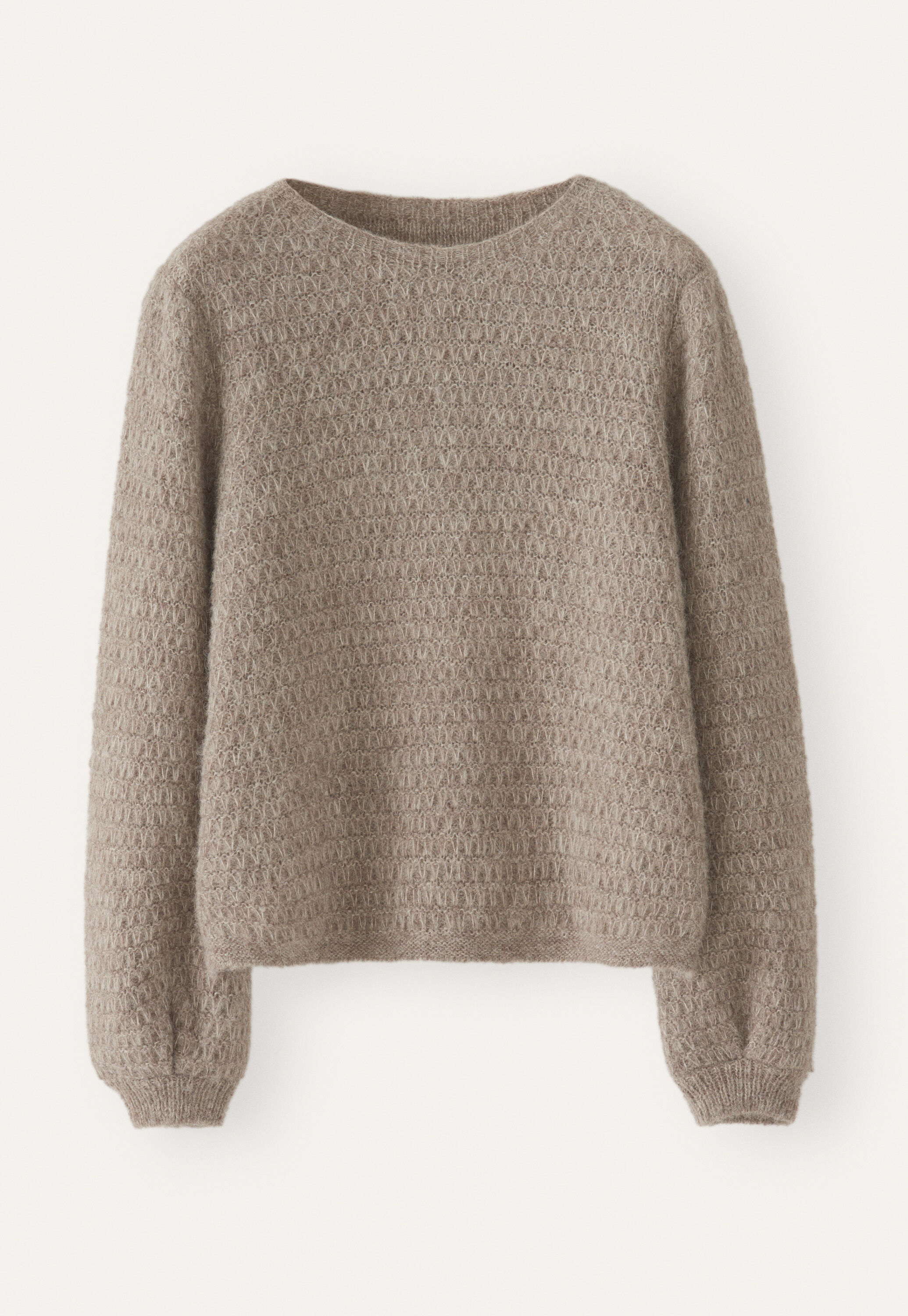 Fangmuster-Pullover