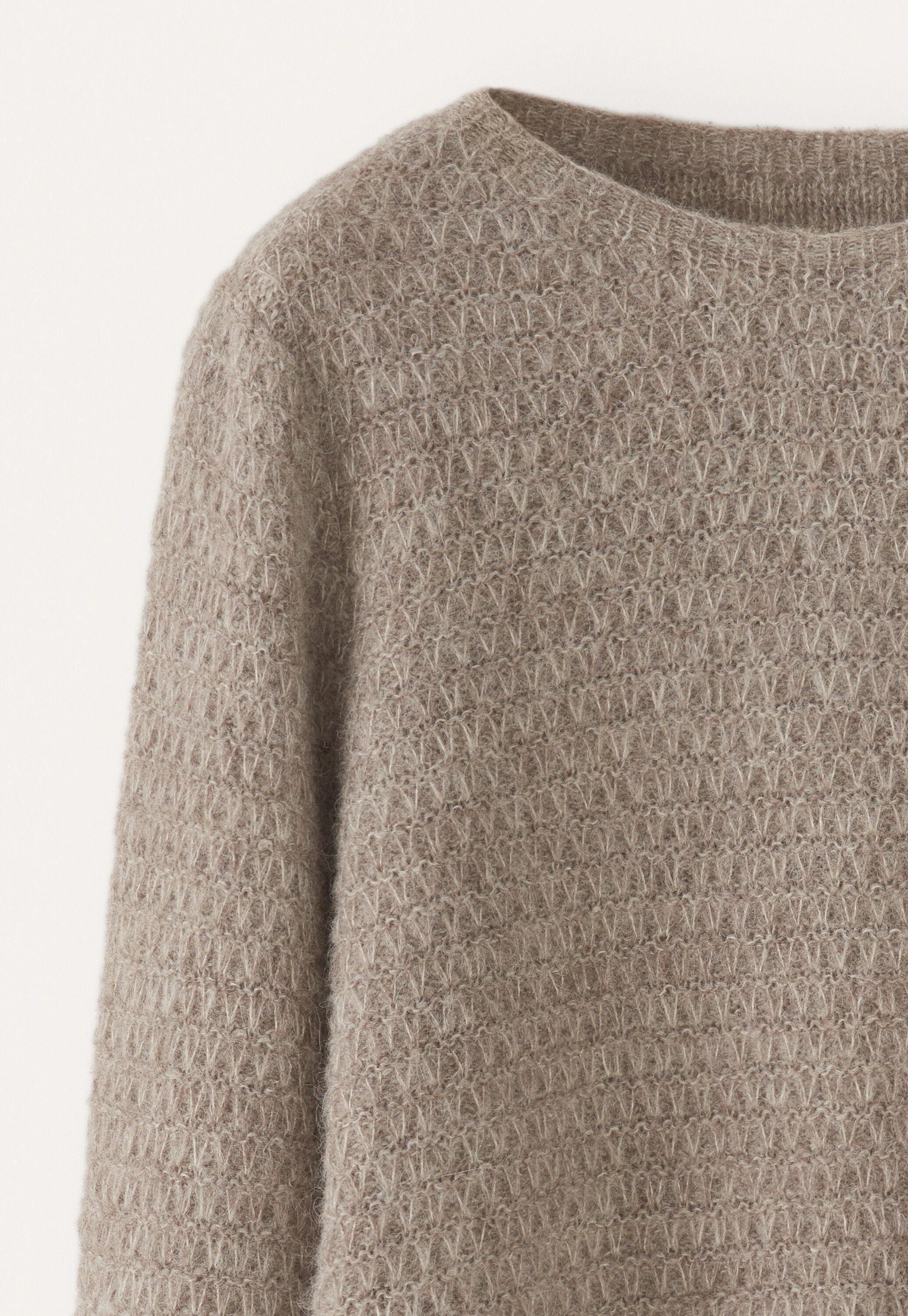 Fangmuster-Pullover