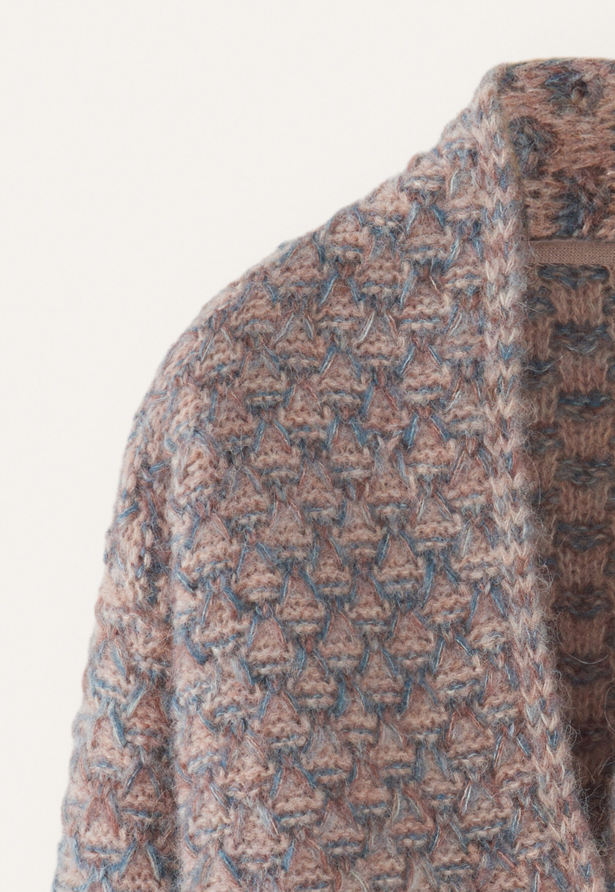 Wabenmuster-Cardigan