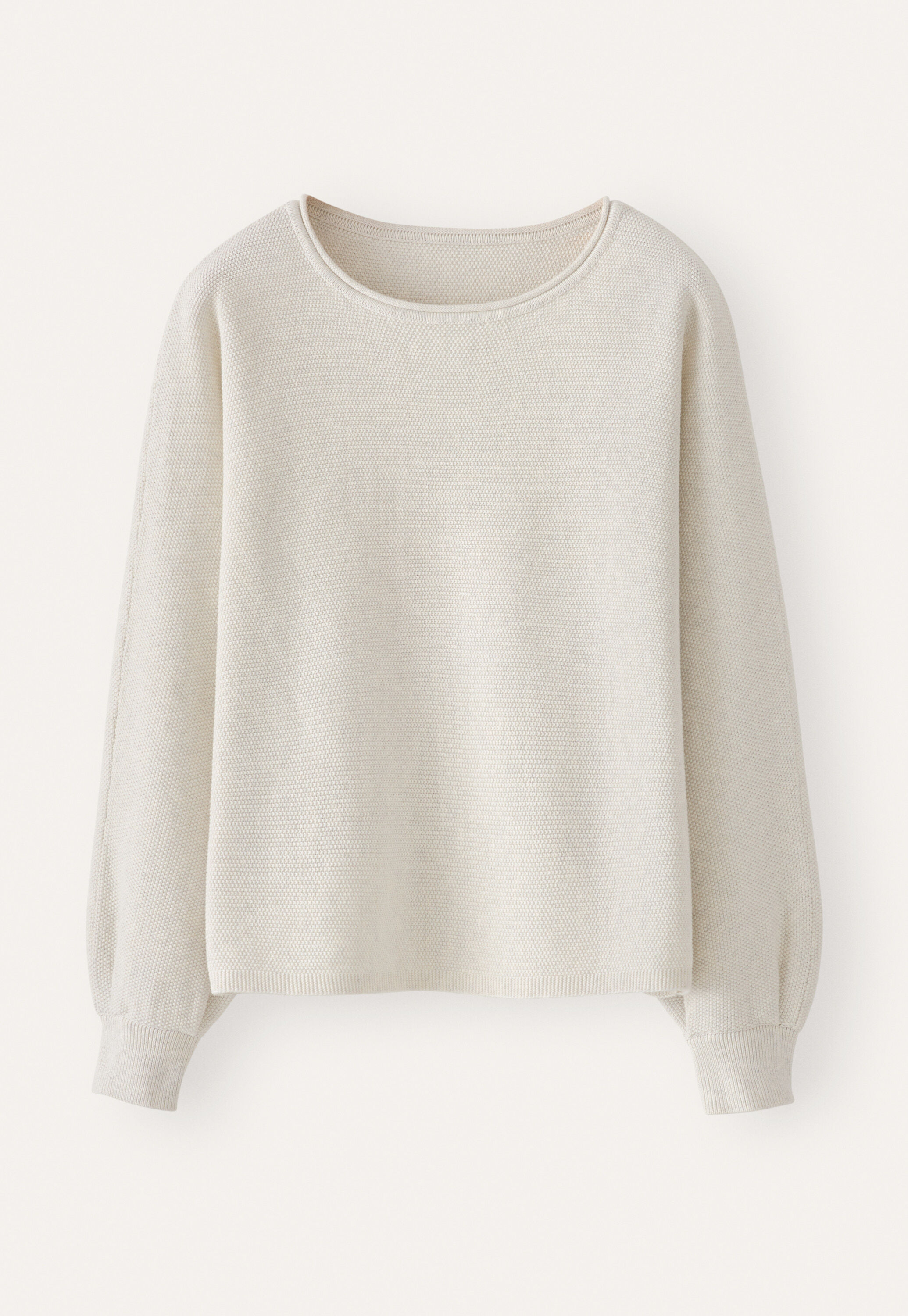 Perlmuster-Dolman-Pullover