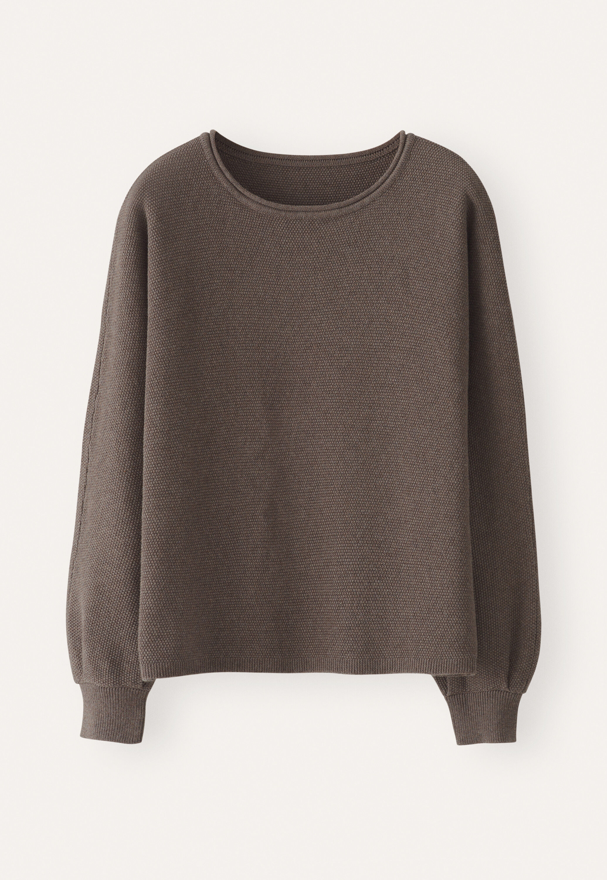 Perlmuster-Dolman-Pullover