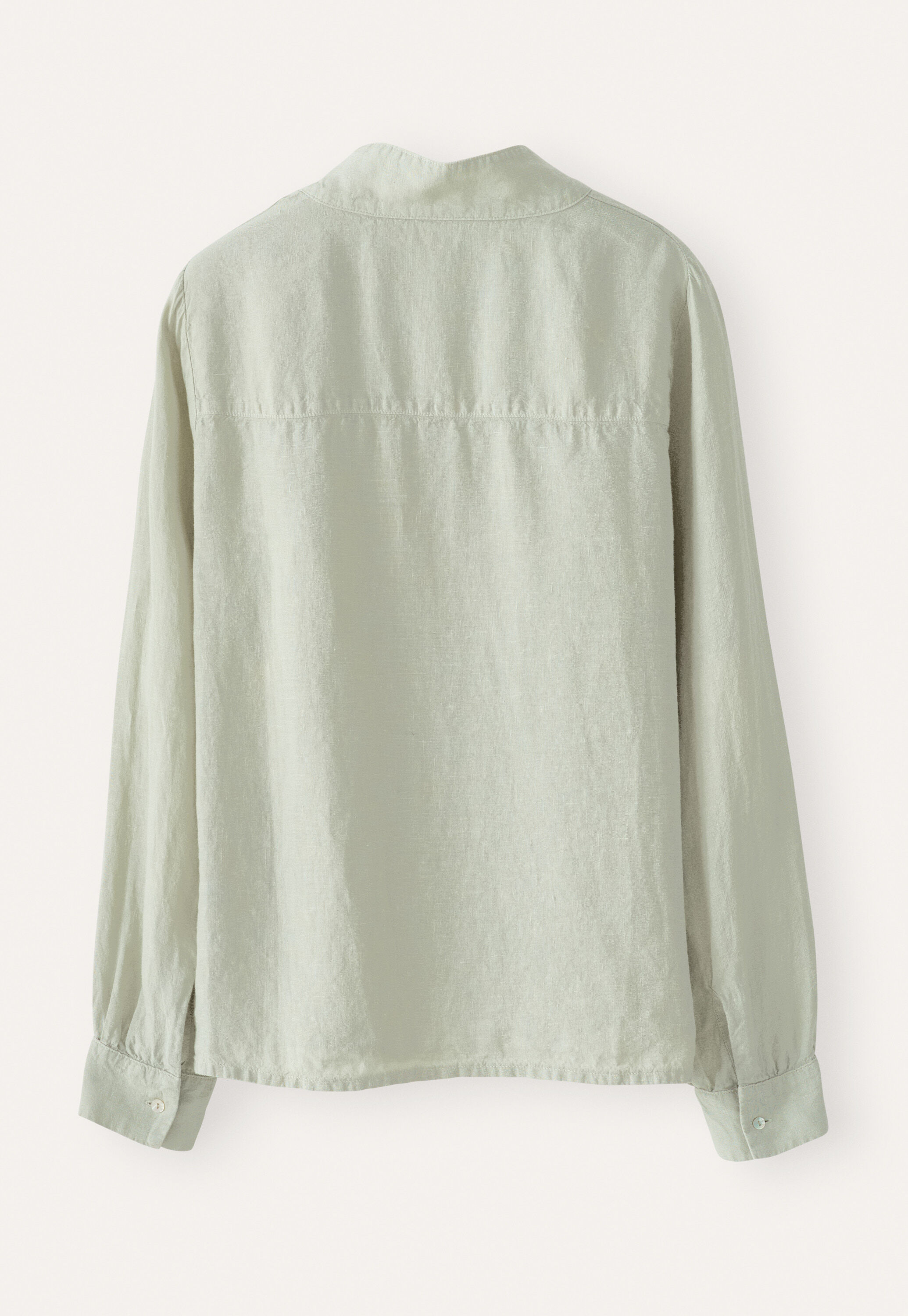 Bluse mit Trichterkragen