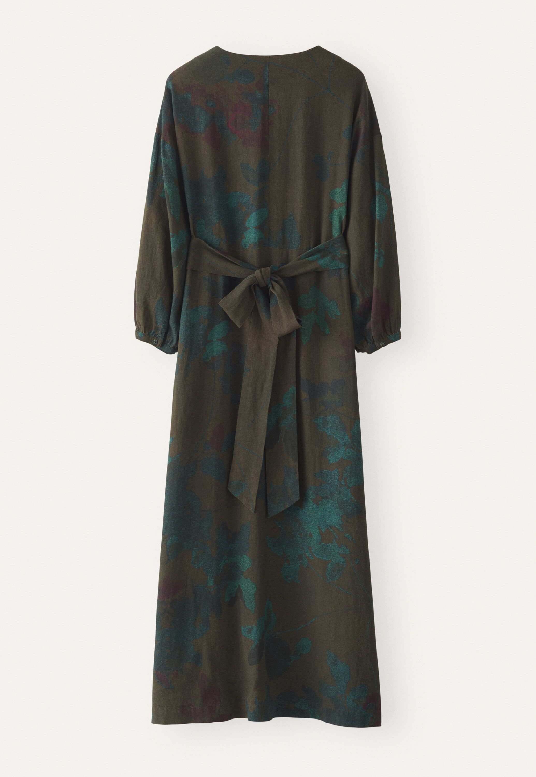 Langes Print-Kleid