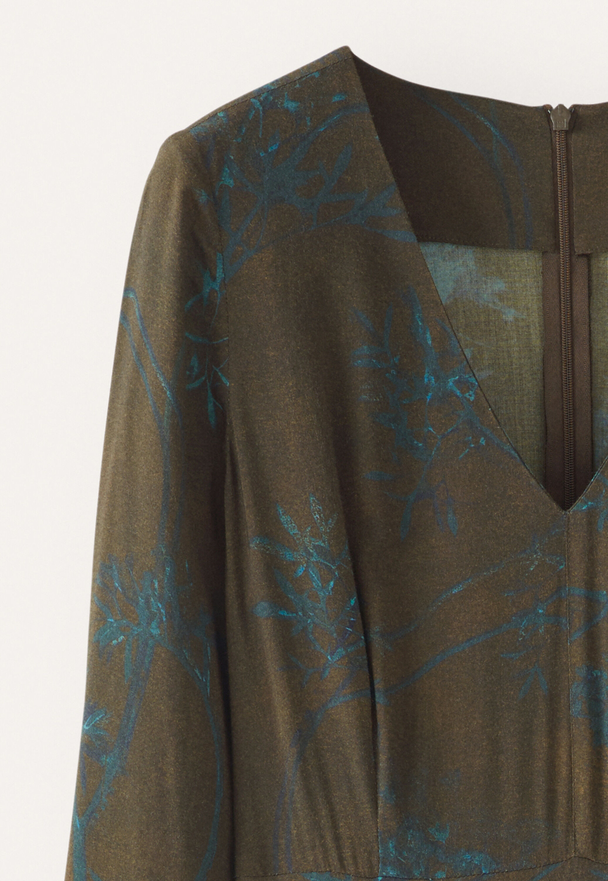 Langes Kleid mit Print