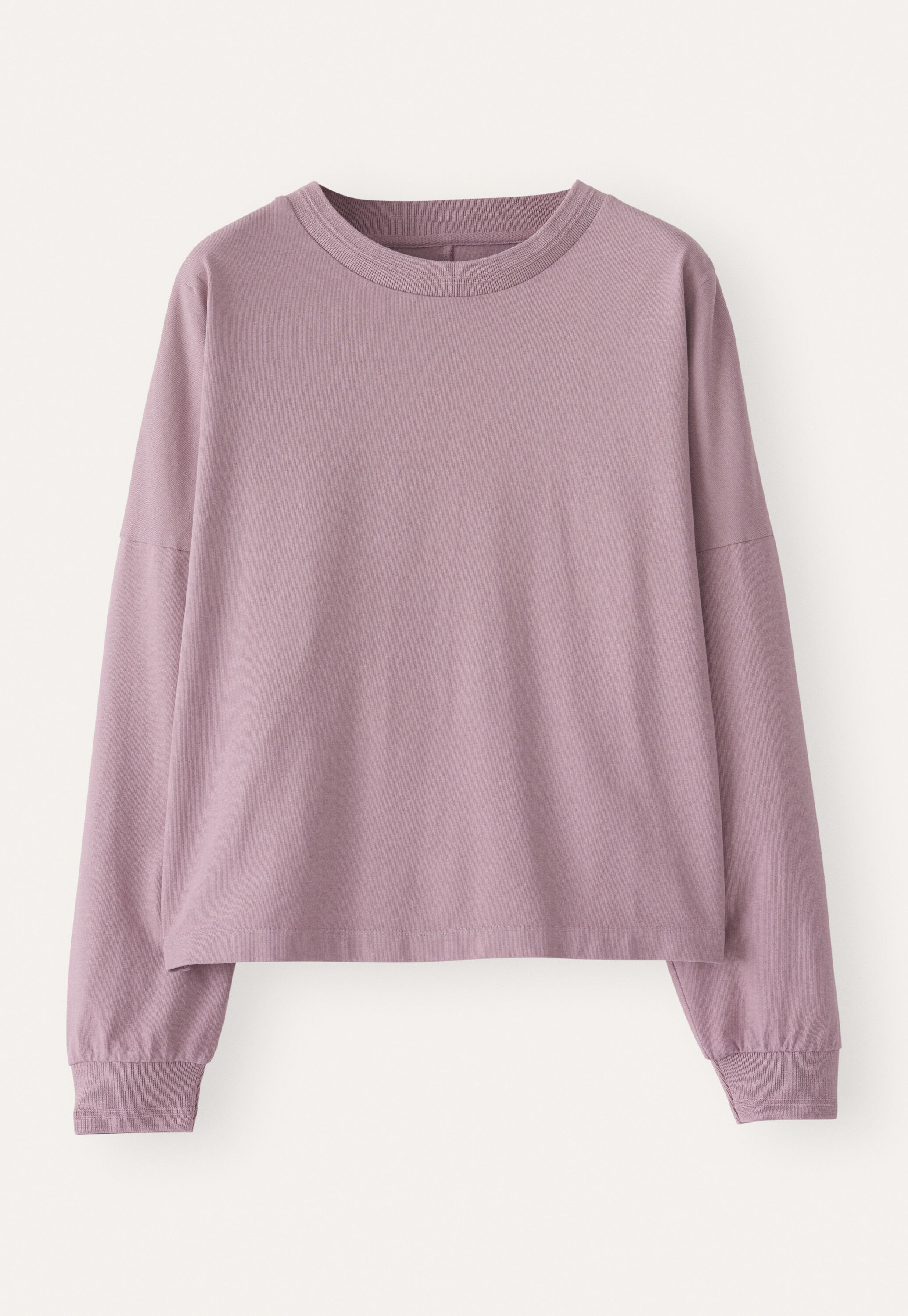 Sweatshirt aus pigmentgef&auml;rbtem Jersey