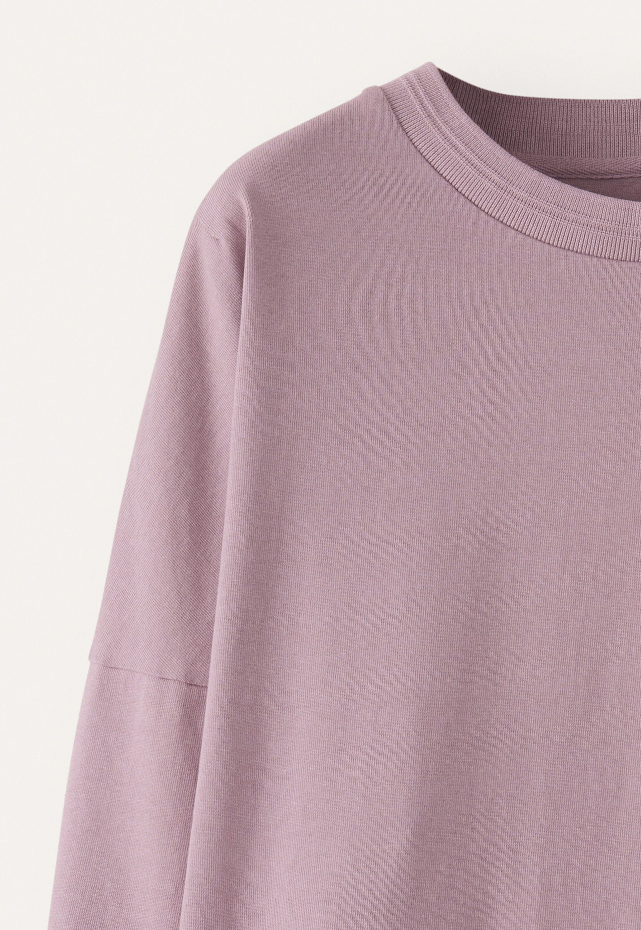 Sweatshirt aus pigmentgef&auml;rbtem Jersey