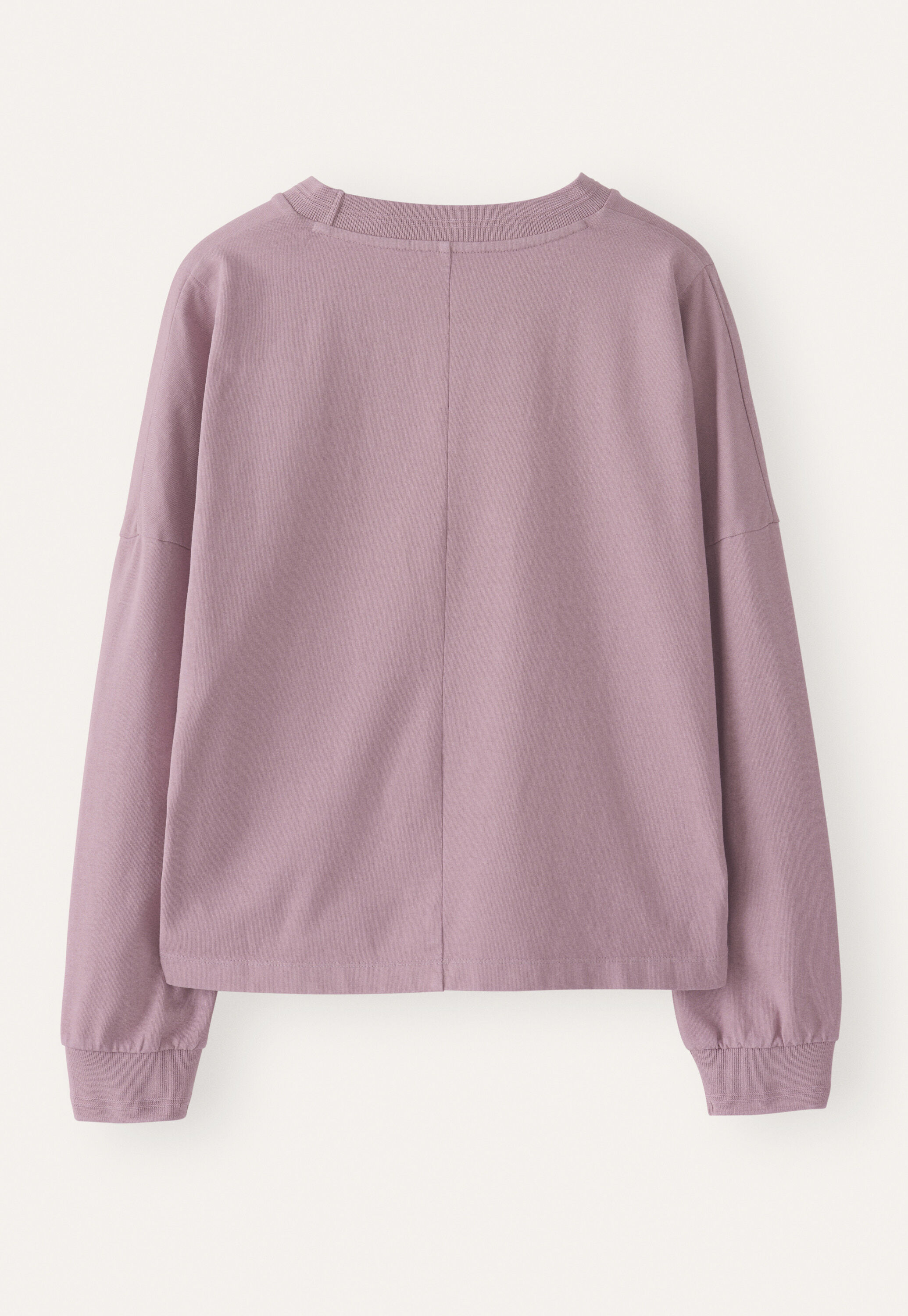 Sweatshirt aus pigmentgef&auml;rbtem Jersey