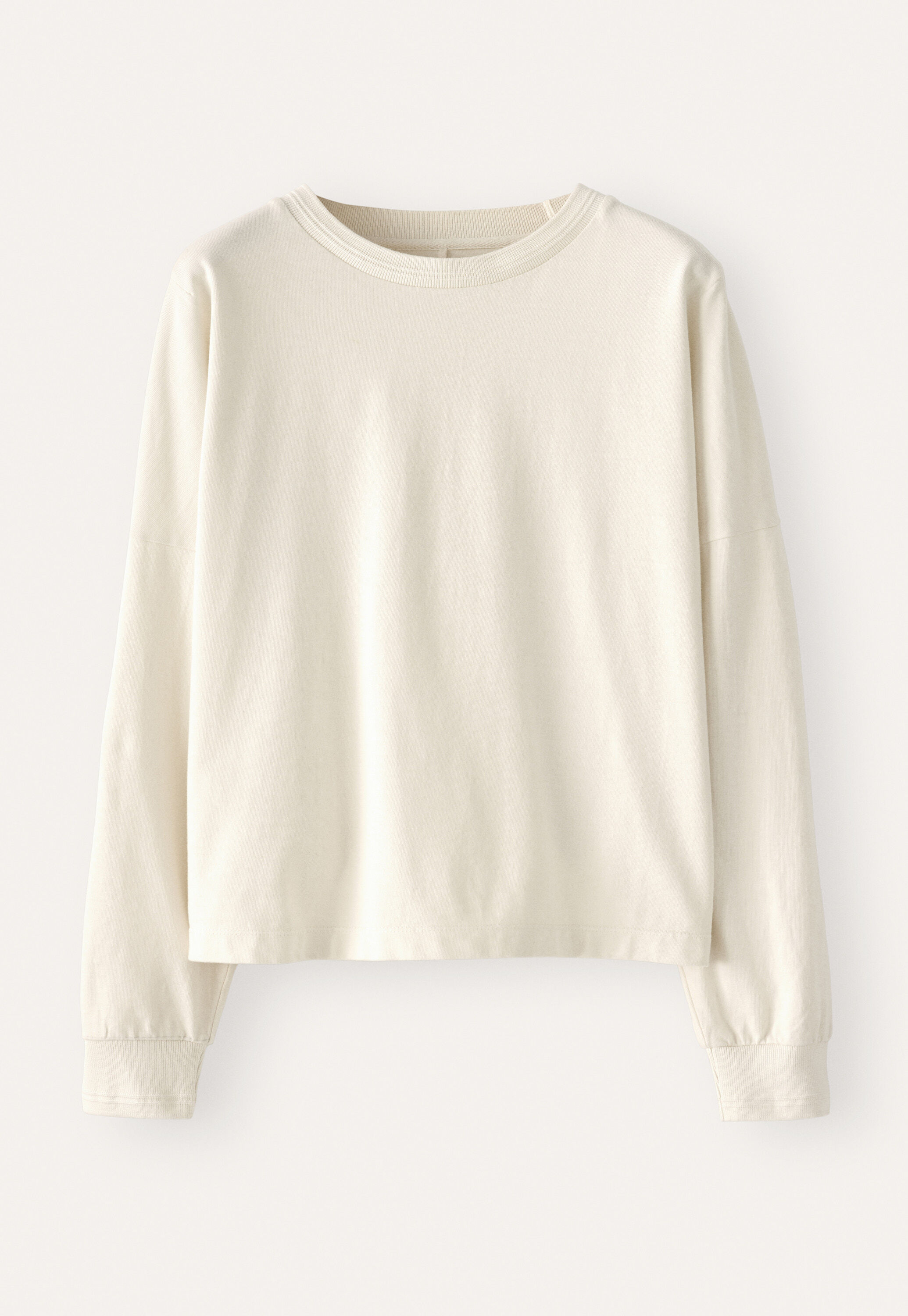 Sweatshirt aus pigmentgef&auml;rbtem Jersey