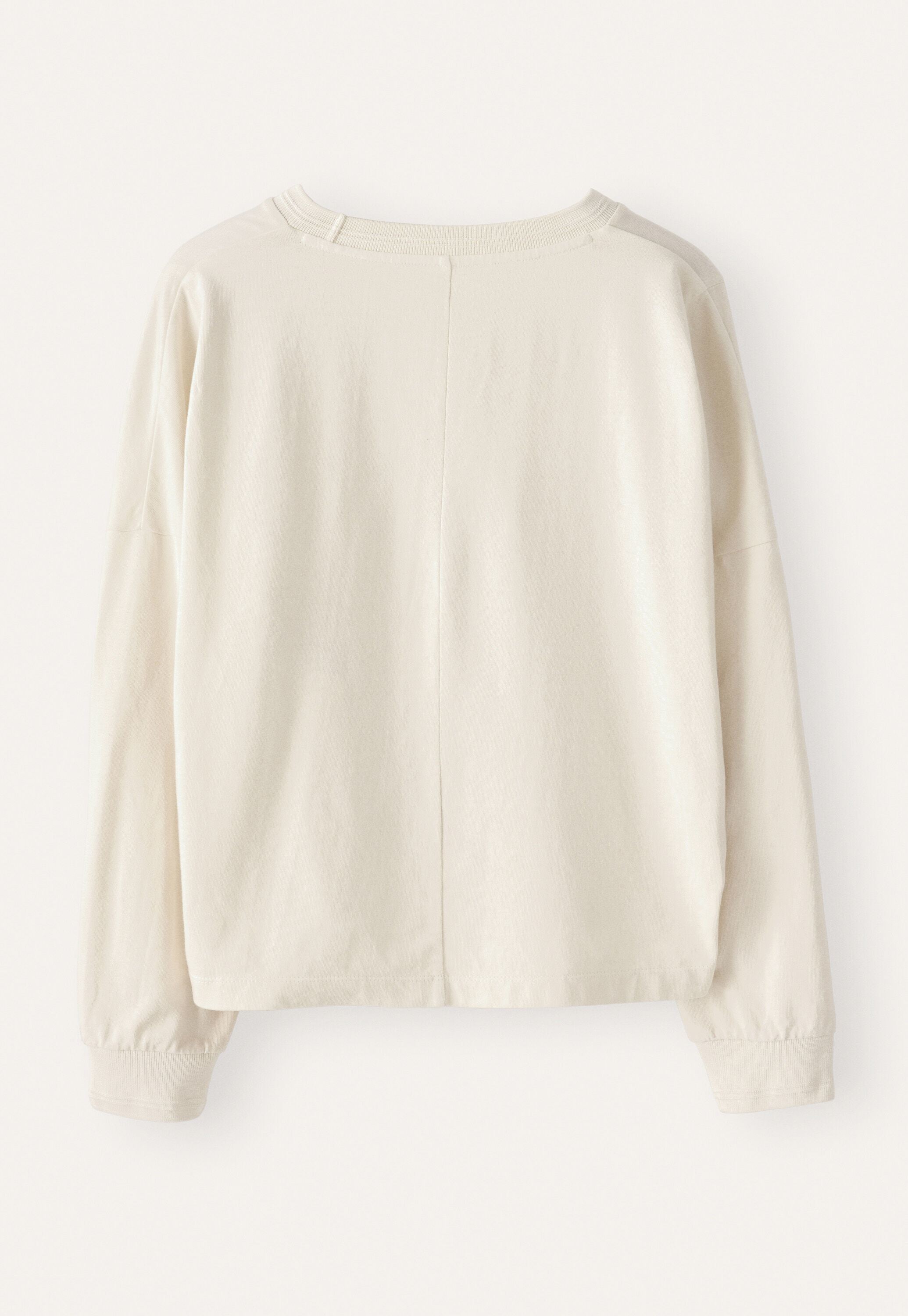 Sweatshirt aus pigmentgef&auml;rbtem Jersey