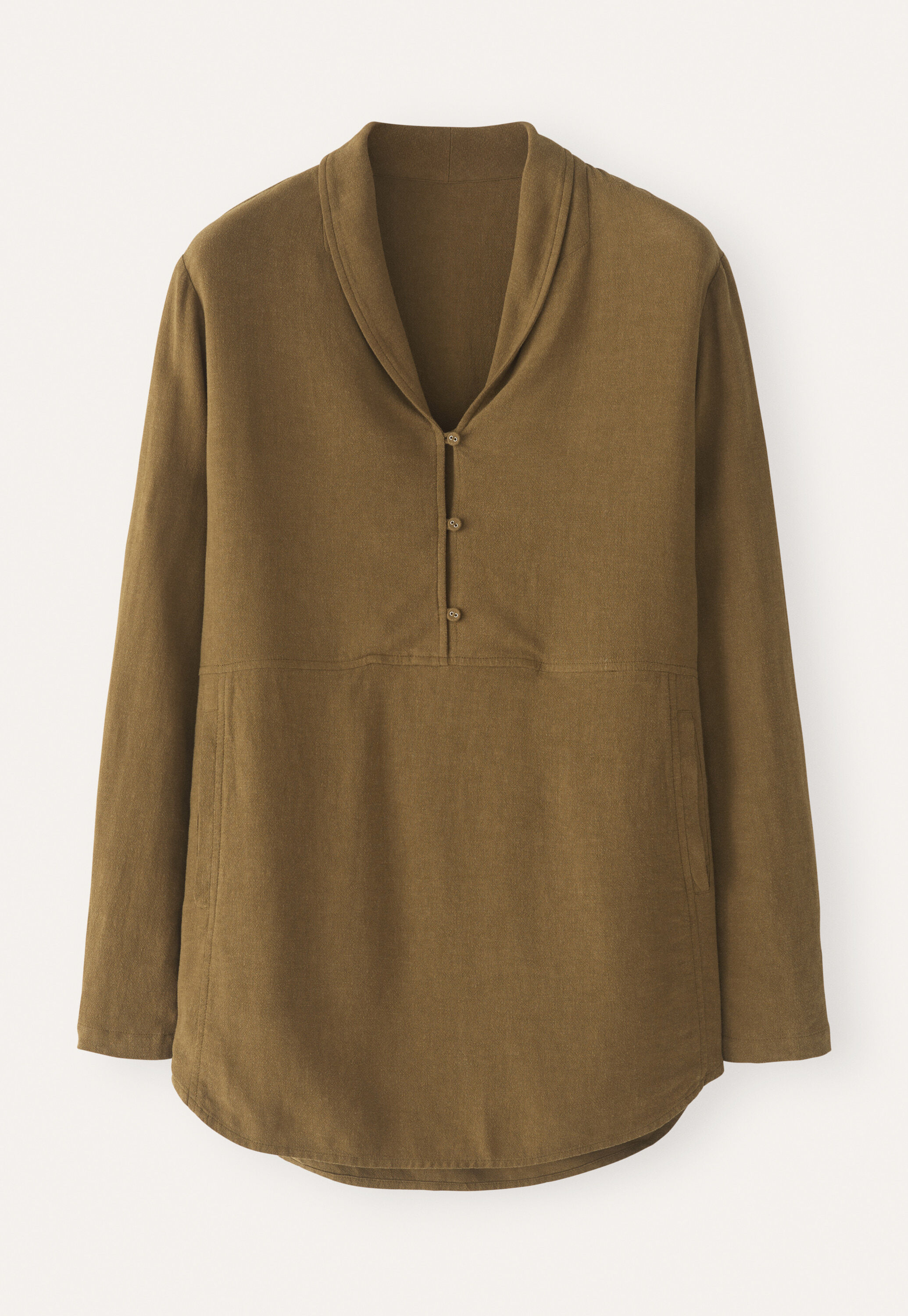 Bluse mit Schalkragen
