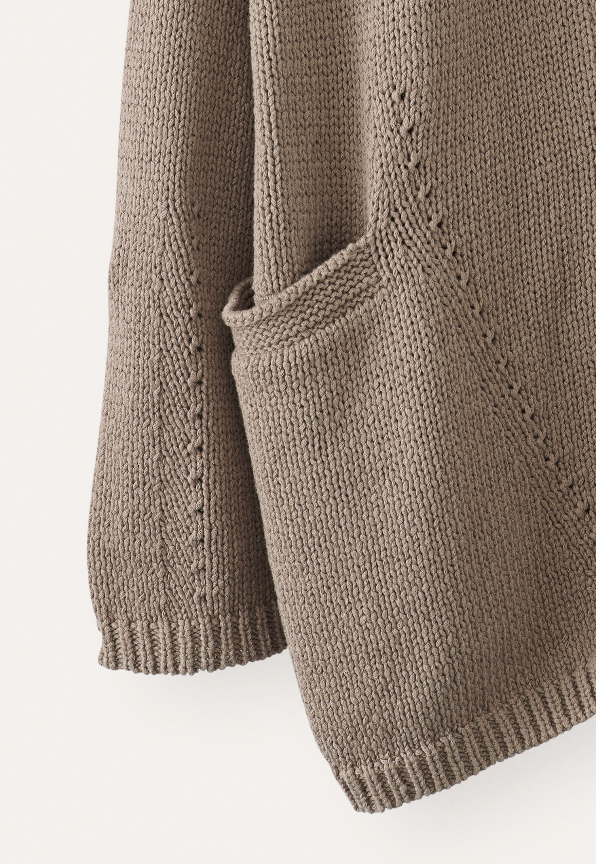 Trichterkragen-Cardigan