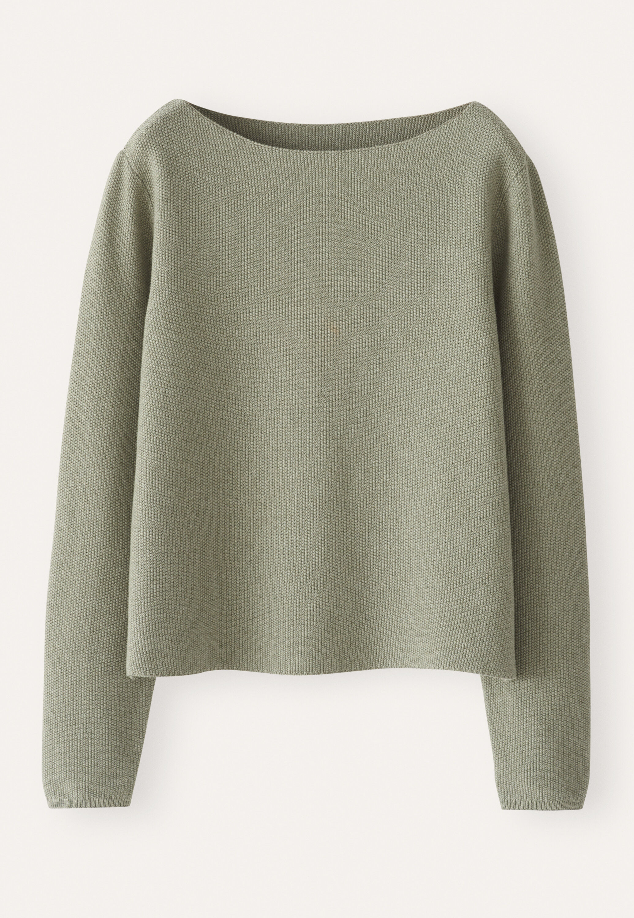 Pullover mit U-Boot-Ausschnitt