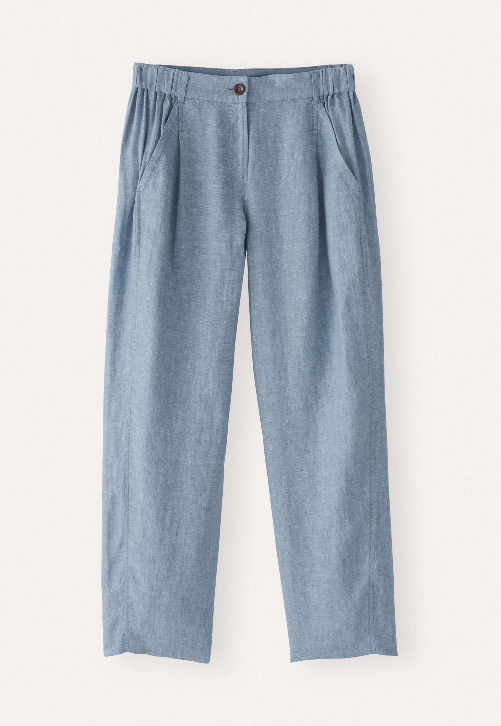 K&uuml;rzere, schmal zulaufende Hose