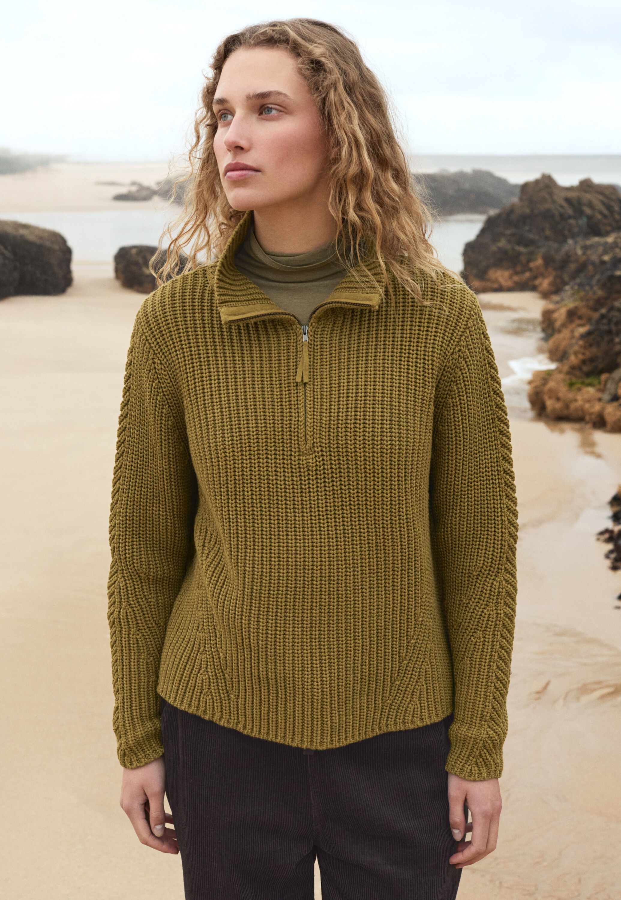 Pullover mit Rei&szlig;verschluss