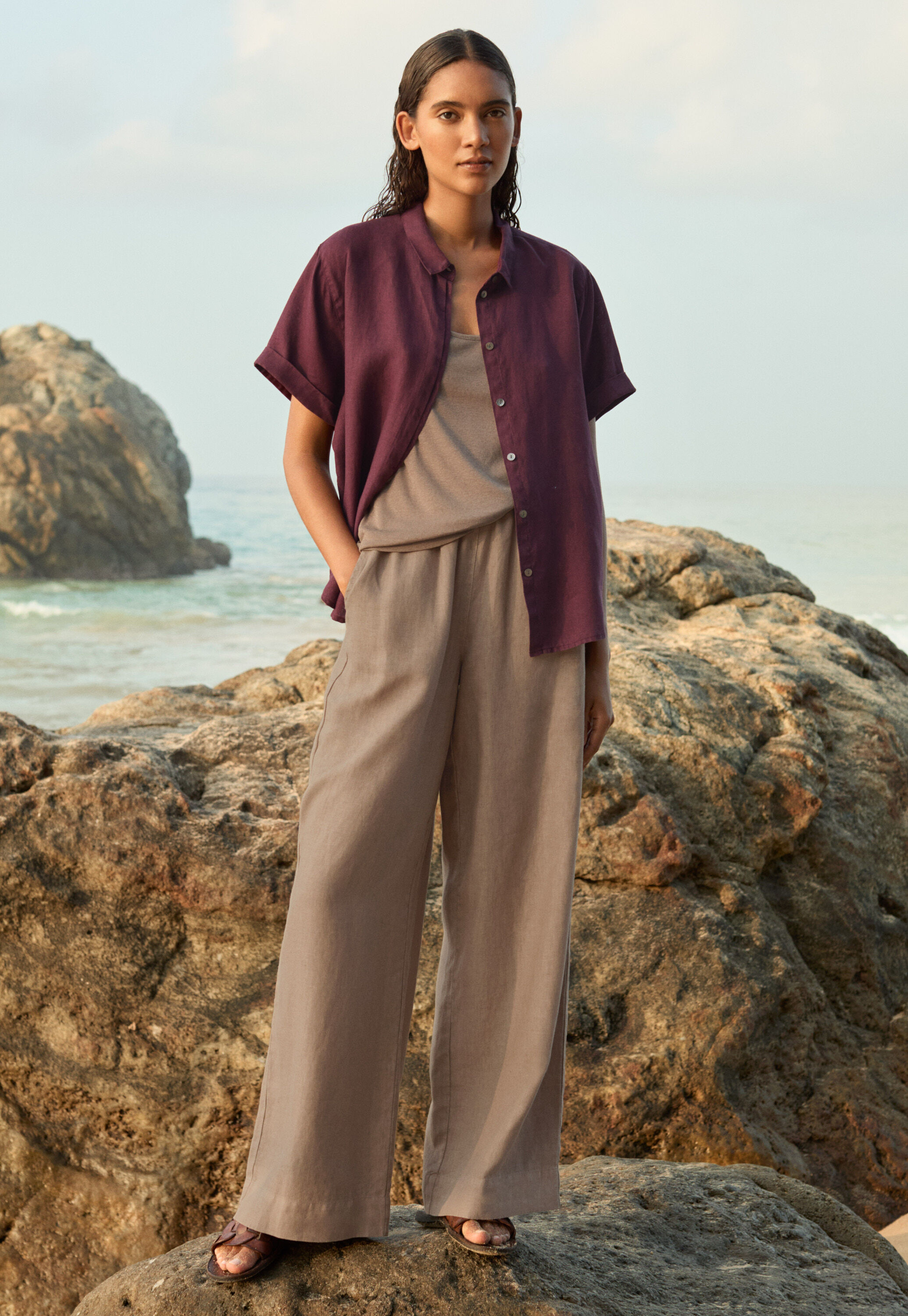 Bluse mit kurzen &Auml;rmeln